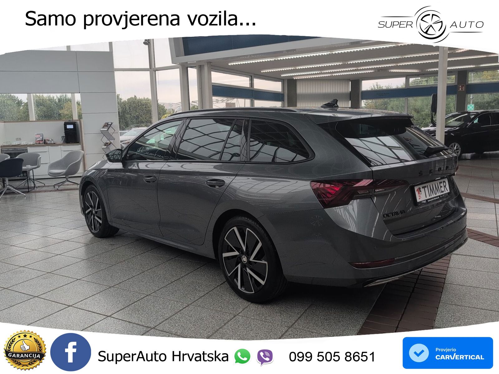 Škoda Octavia Combi 2.0 TDI (150 KS) DSG SportLine LED+GR SJED+ACC