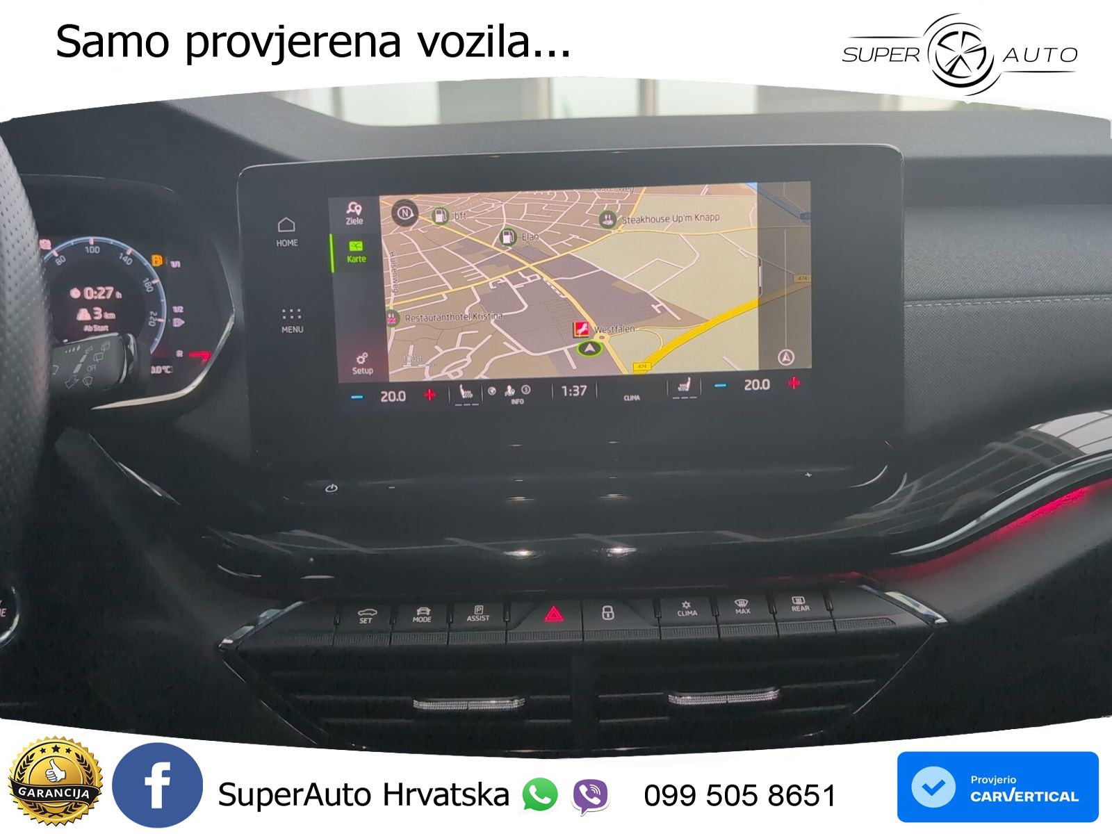 Škoda Octavia Combi 2.0 TDI (150 KS) DSG SportLine LED+GR SJED+ACC
