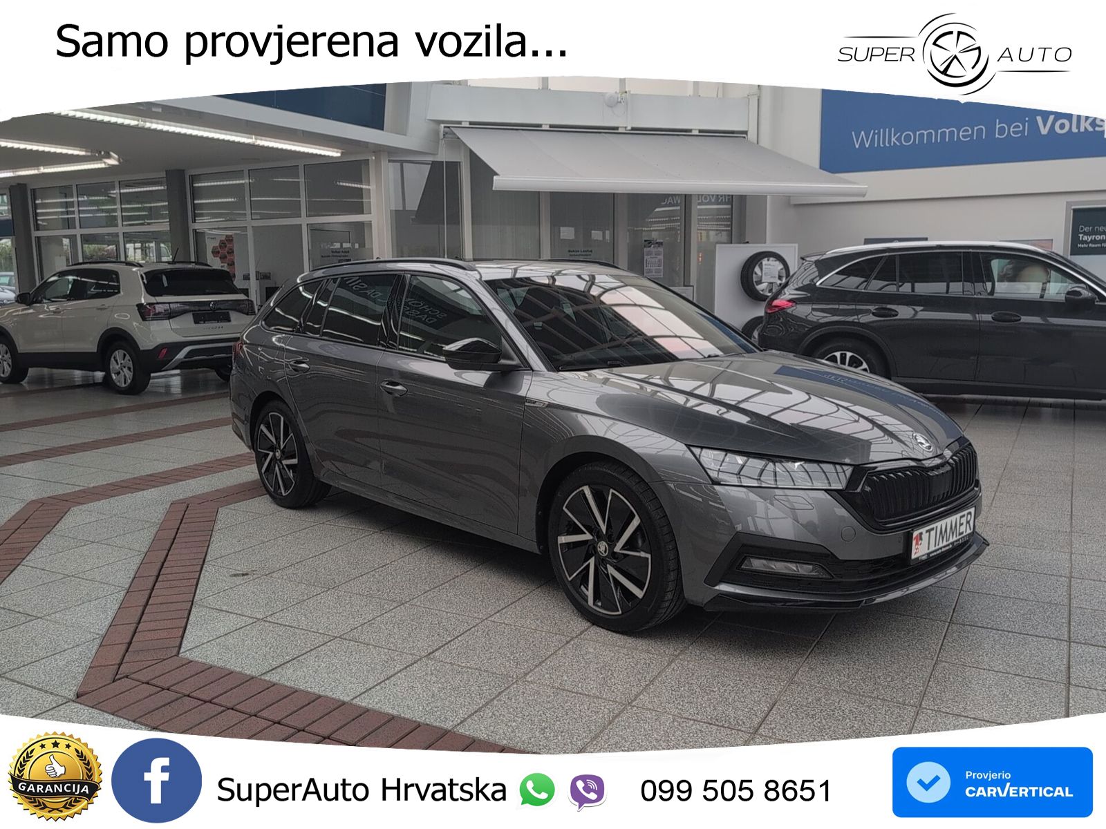 Škoda Octavia Combi 2.0 TDI (150 KS) DSG SportLine LED+GR SJED+ACC