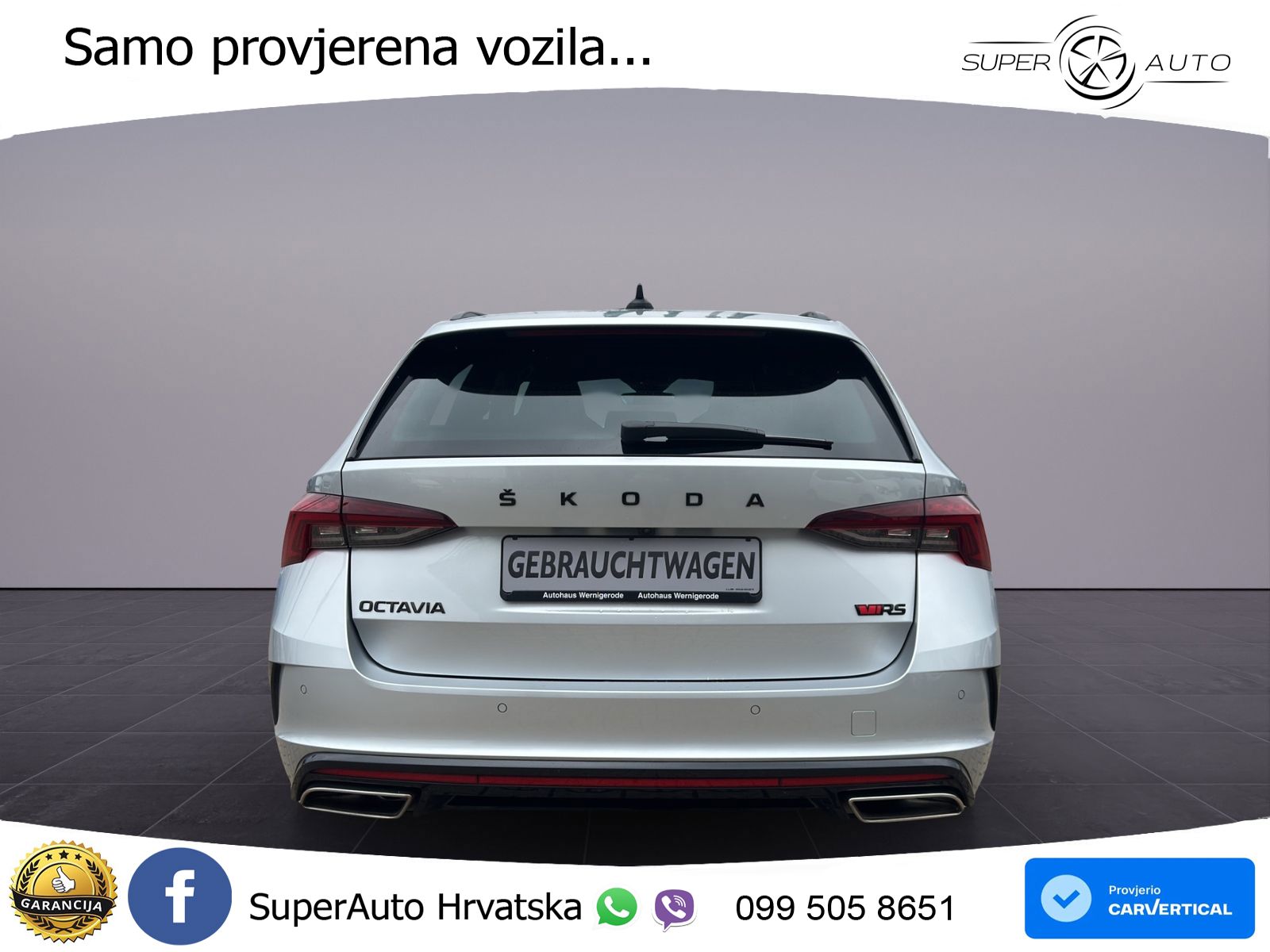 Škoda Octavia Combi RS 2.0 TDI (200 KS) DSG LED+GR SJED+ACC