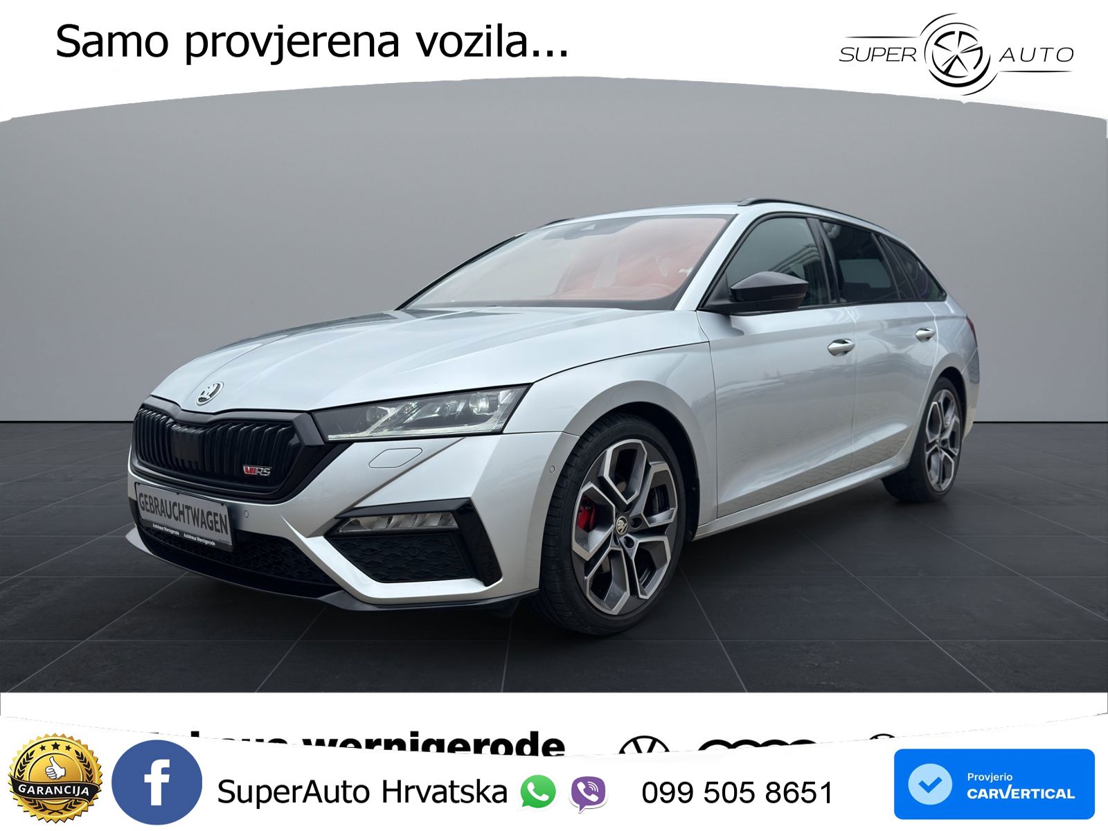 Škoda Octavia Combi RS 2.0 TDI (200 KS) DSG LED+GR SJED+ACC