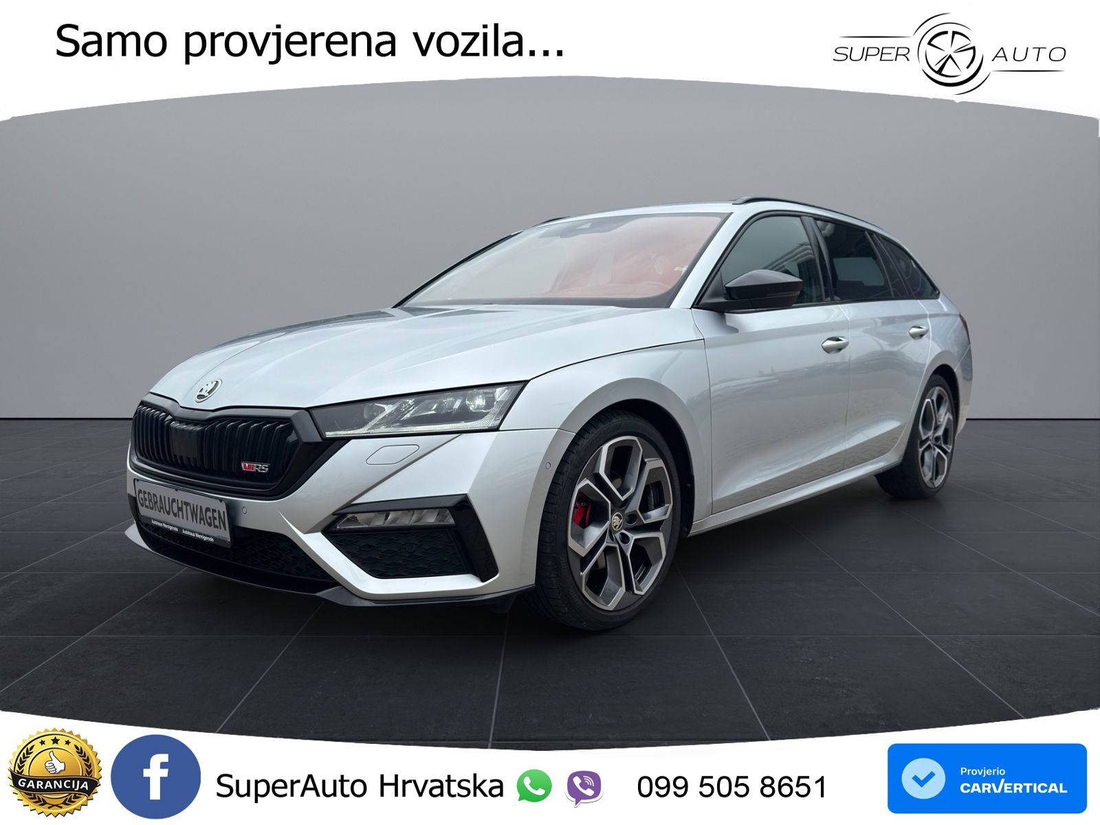 Škoda Octavia Combi RS 2.0 TDI (200 KS) DSG LED+GR SJED+ACC