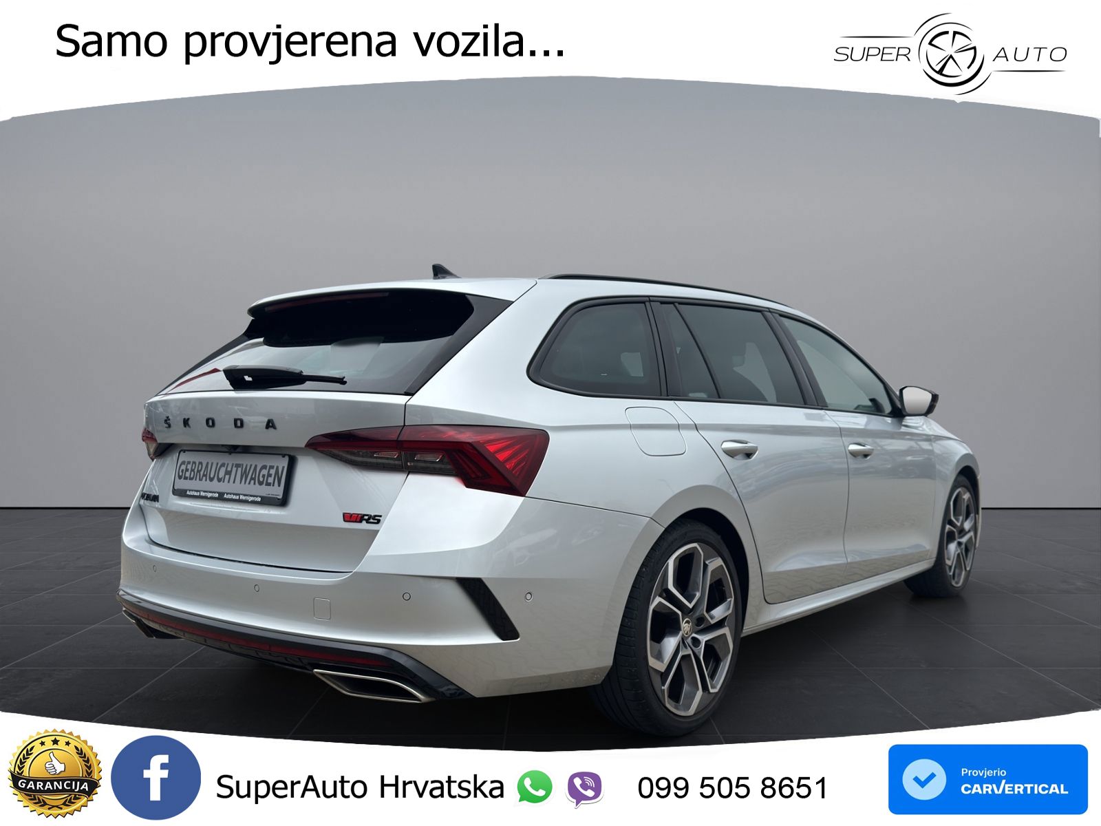 Škoda Octavia Combi RS 2.0 TDI (200 KS) DSG LED+GR SJED+ACC