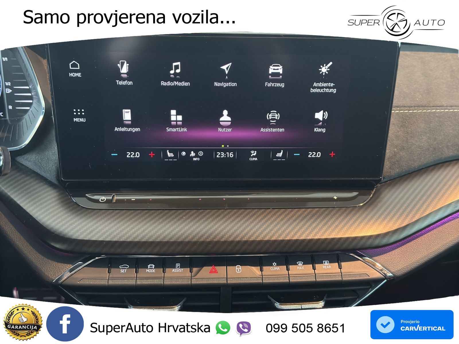 Škoda Octavia Combi RS 2.0 TDI (200 KS) DSG LED+GR SJED+ACC