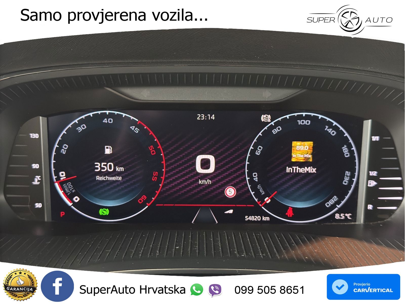 Škoda Octavia Combi RS 2.0 TDI (200 KS) DSG LED+GR SJED+ACC