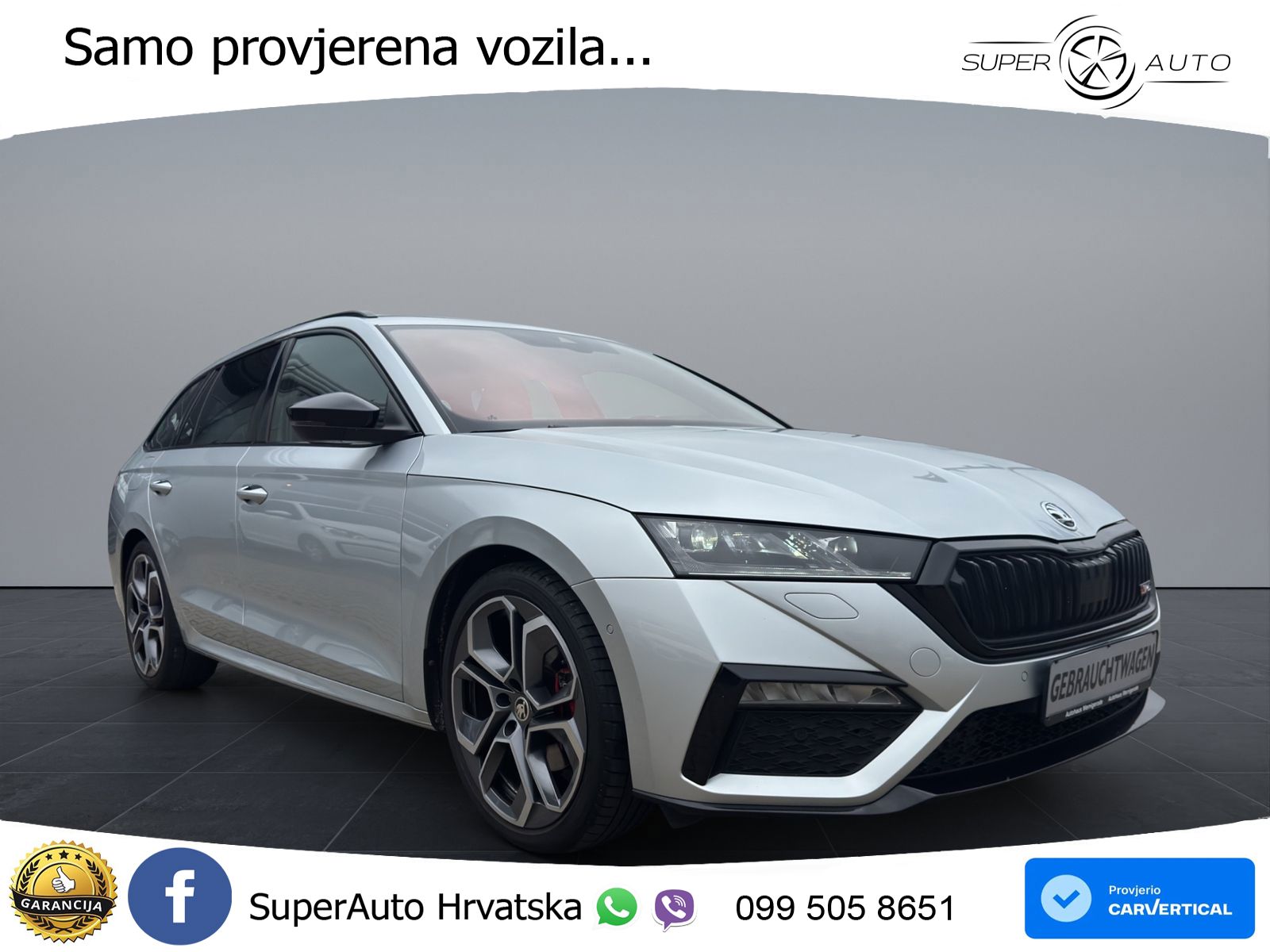 Škoda Octavia Combi RS 2.0 TDI (200 KS) DSG LED+GR SJED+ACC