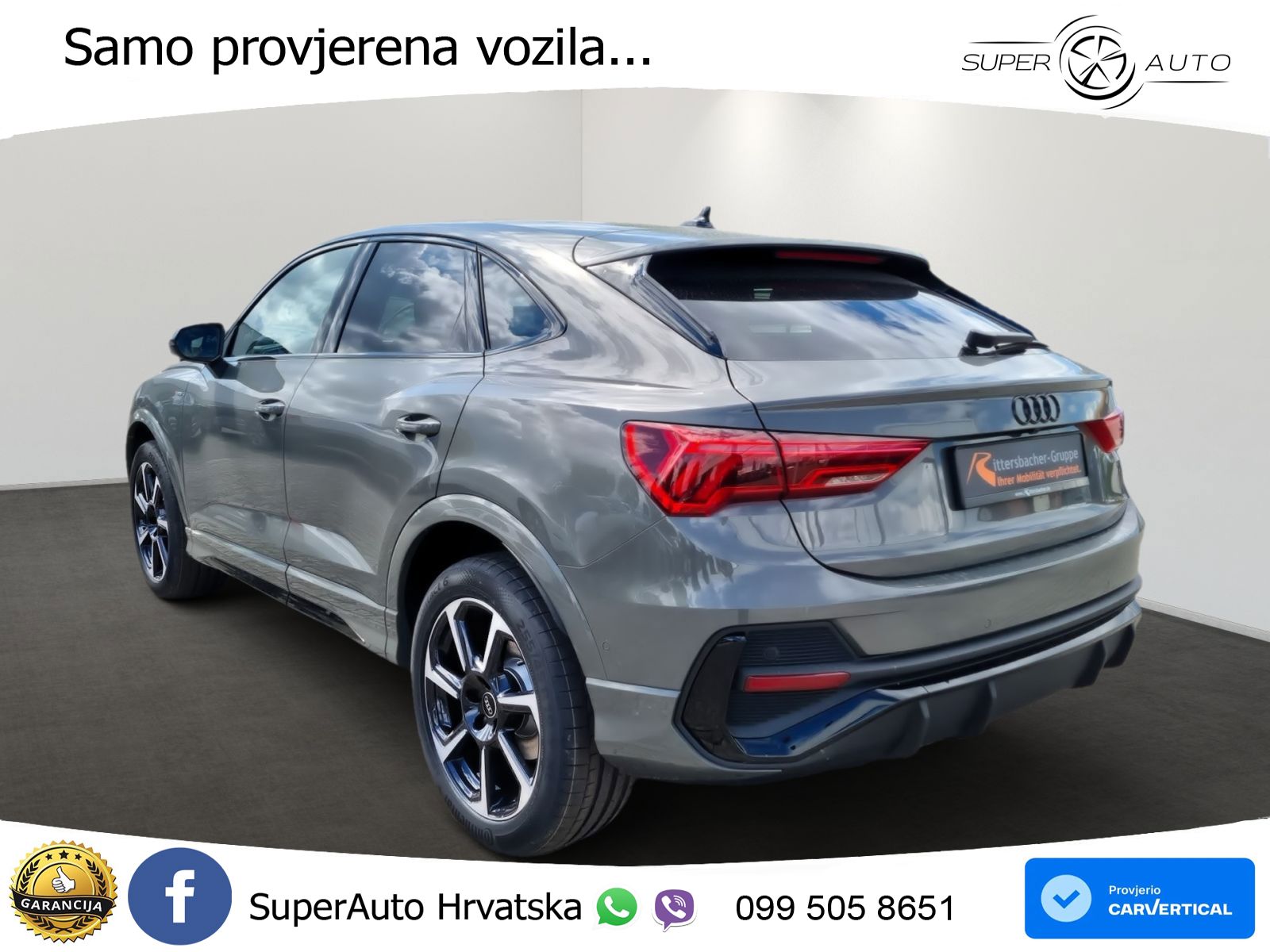 Audi Q3 Sportback 2.0 TDI (150 KS) S tronic 2x S line MATRIX+GR SJED+KAM