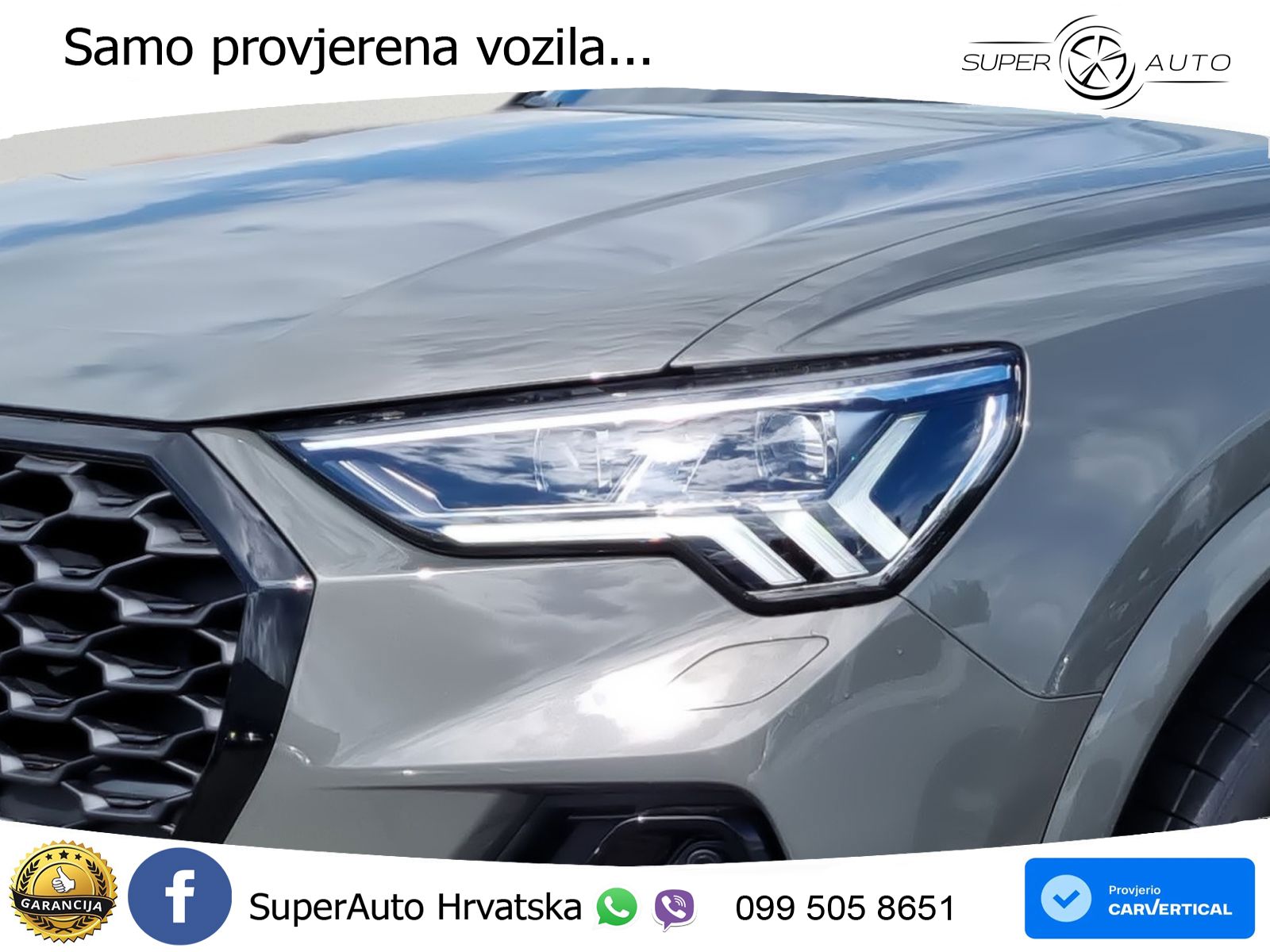 Audi Q3 Sportback 2.0 TDI (150 KS) S tronic 2x S line MATRIX+GR SJED+KAM