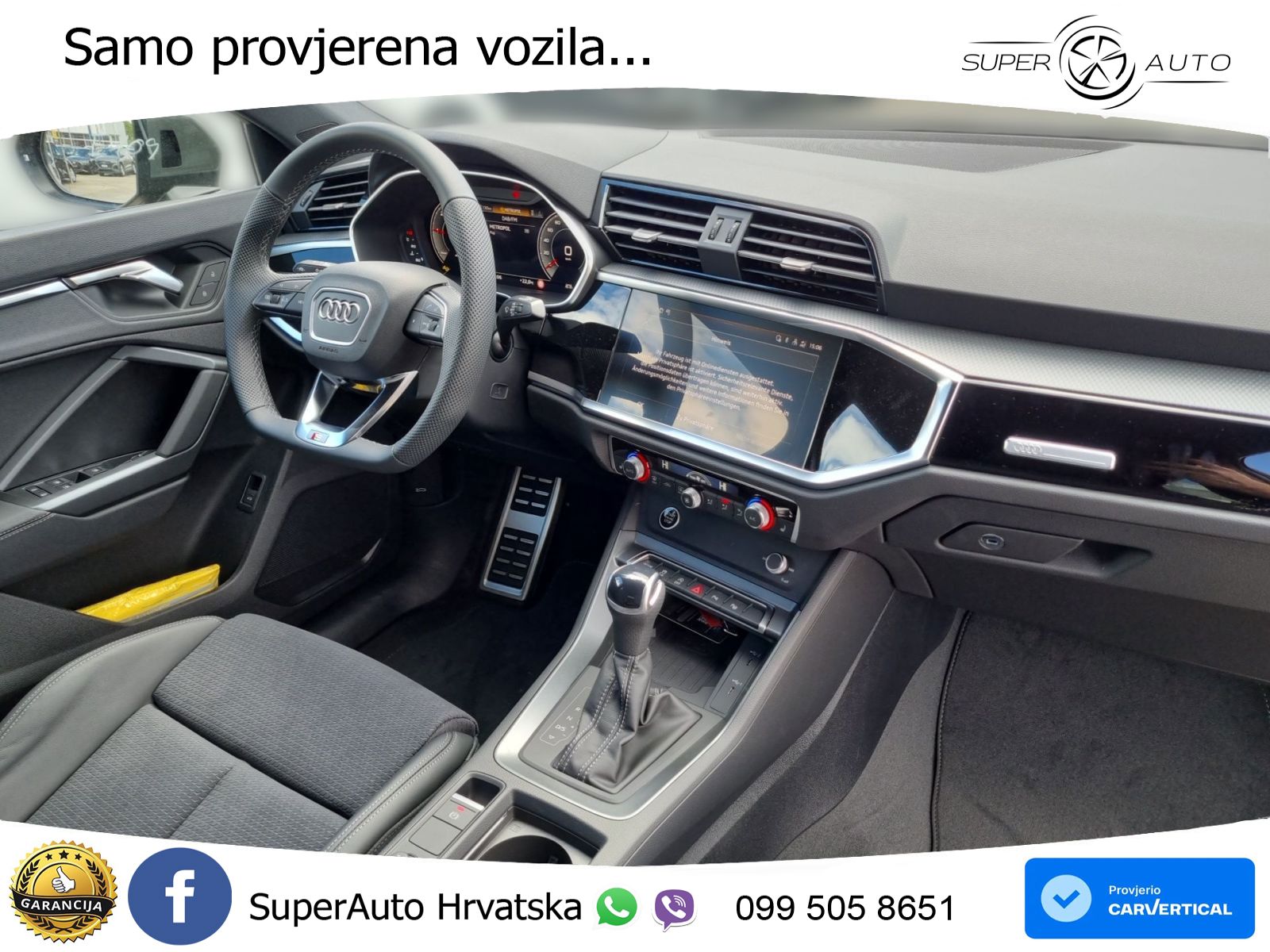 Audi Q3 Sportback 2.0 TDI (150 KS) S tronic 2x S line MATRIX+GR SJED+KAM