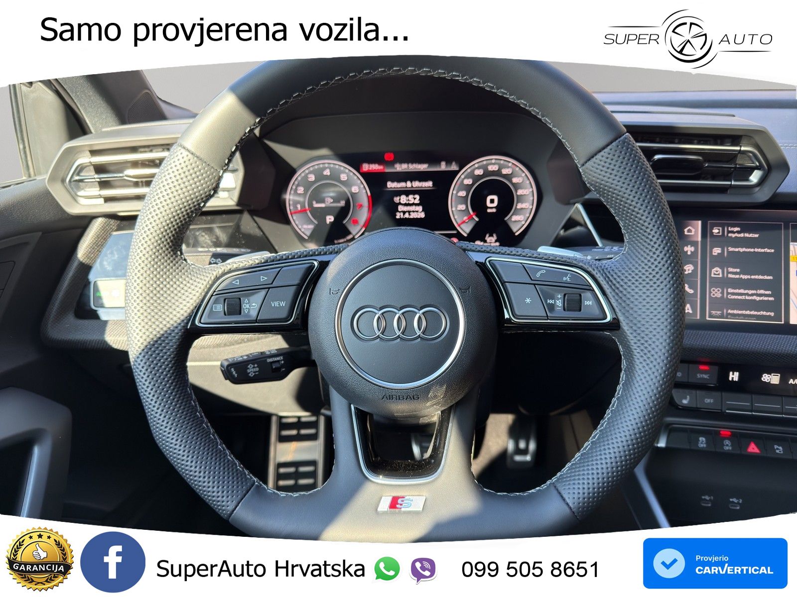Audi A3 35 TFSI (150 KS) S tronic S line LED+GR SJED+ACC