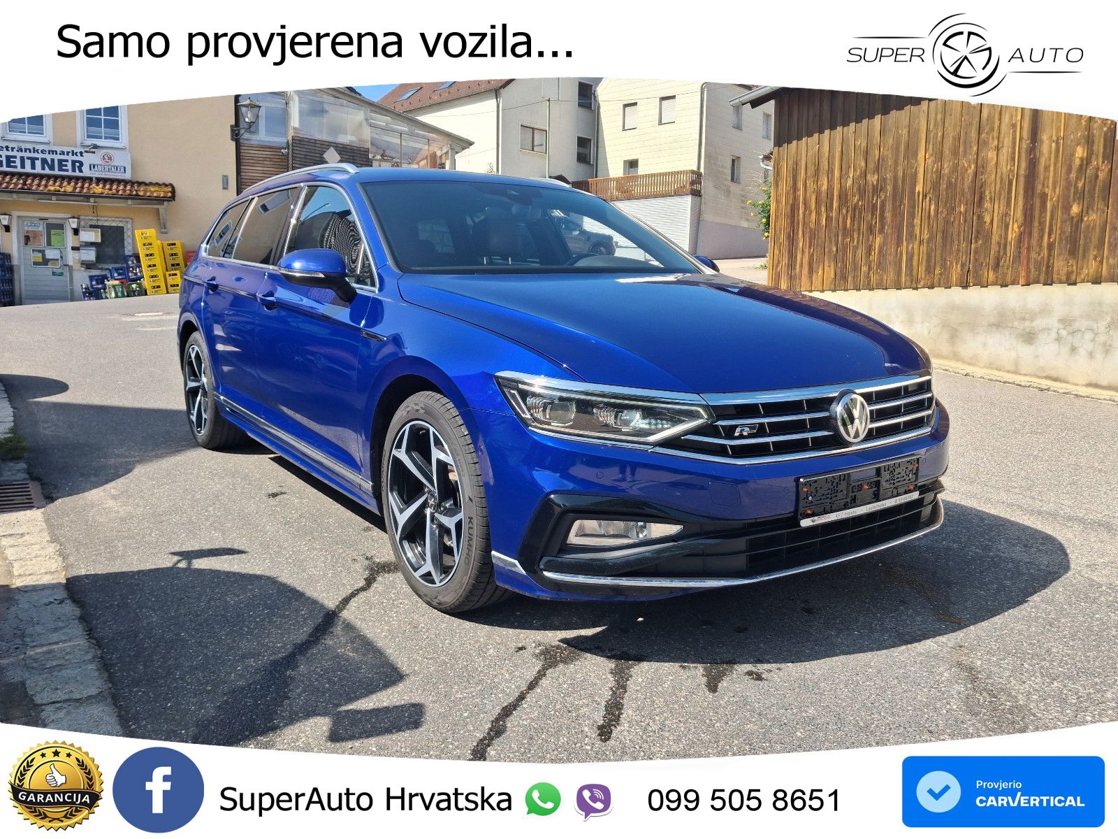 Volkswagen Passat Variant 2.0 TDI (190 KS) DSG R-Line LED+GR SJED+ACC
