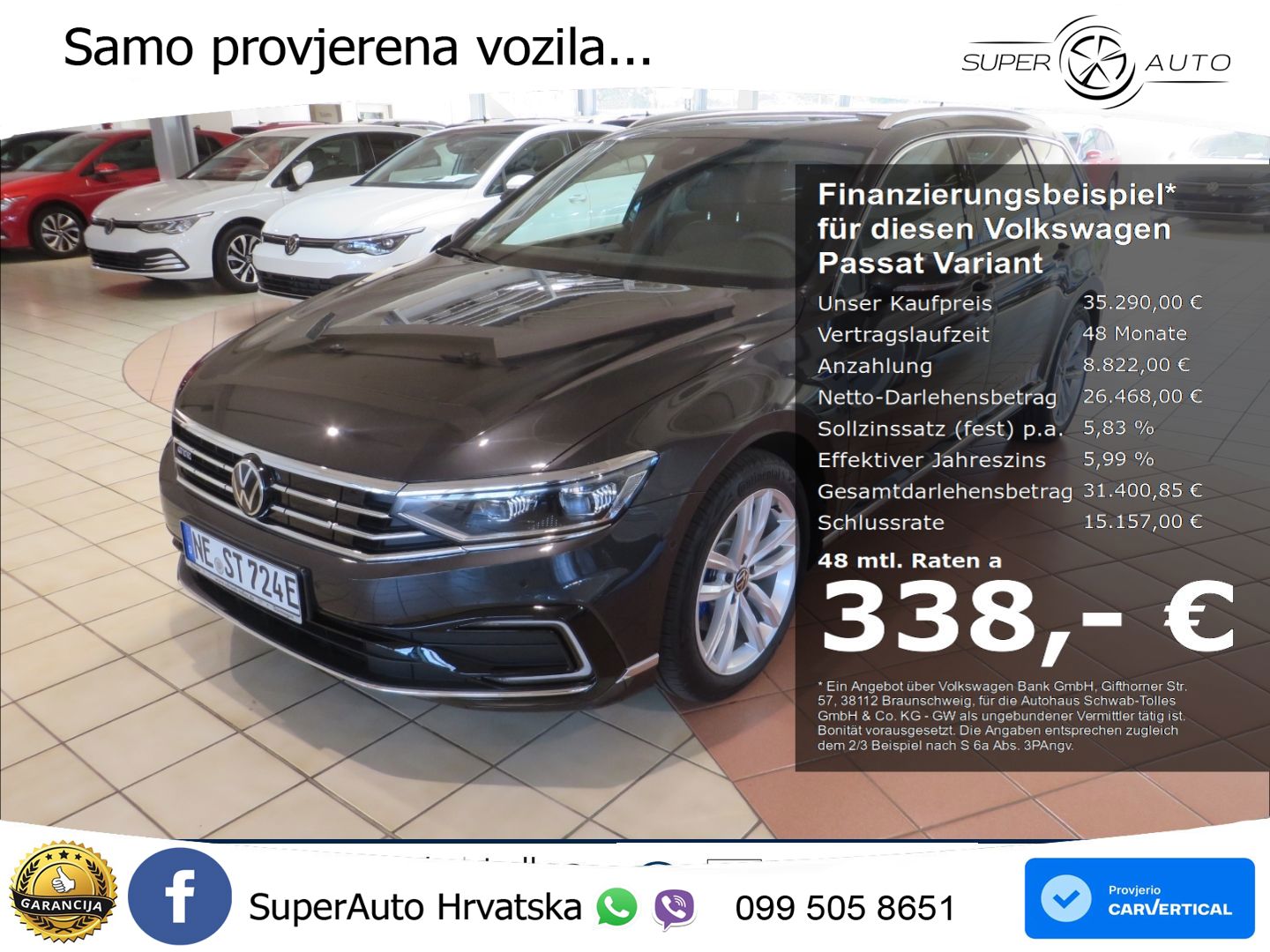 Volkswagen Passat Variant 1.5 TSI (272 KS) eHybrid DSG MATRIX+GR SJED+KAM