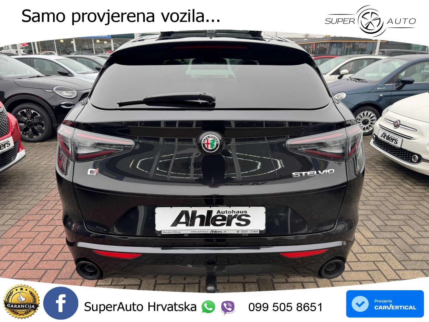 Alfa Romeo Stelvio 2.2 MultiJet II (210 KS) Q4 Automatic LED+GR SJED+ACC