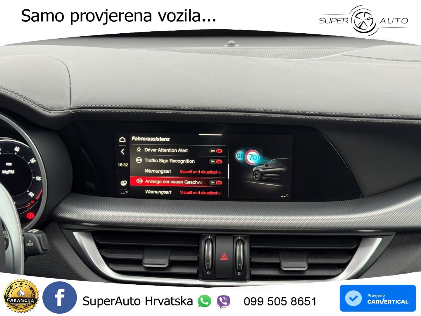 Alfa Romeo Stelvio 2.2 MultiJet II (210 KS) Q4 Automatic LED+GR SJED+ACC