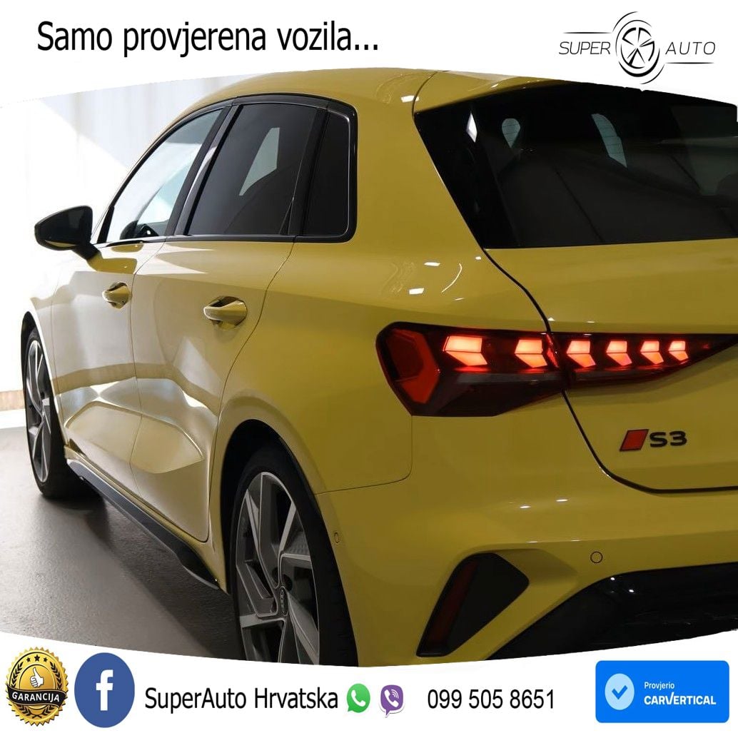 Audi S3 2.0 TFSI (333 KS) quattro S tronic LED+GR SJED+ACC