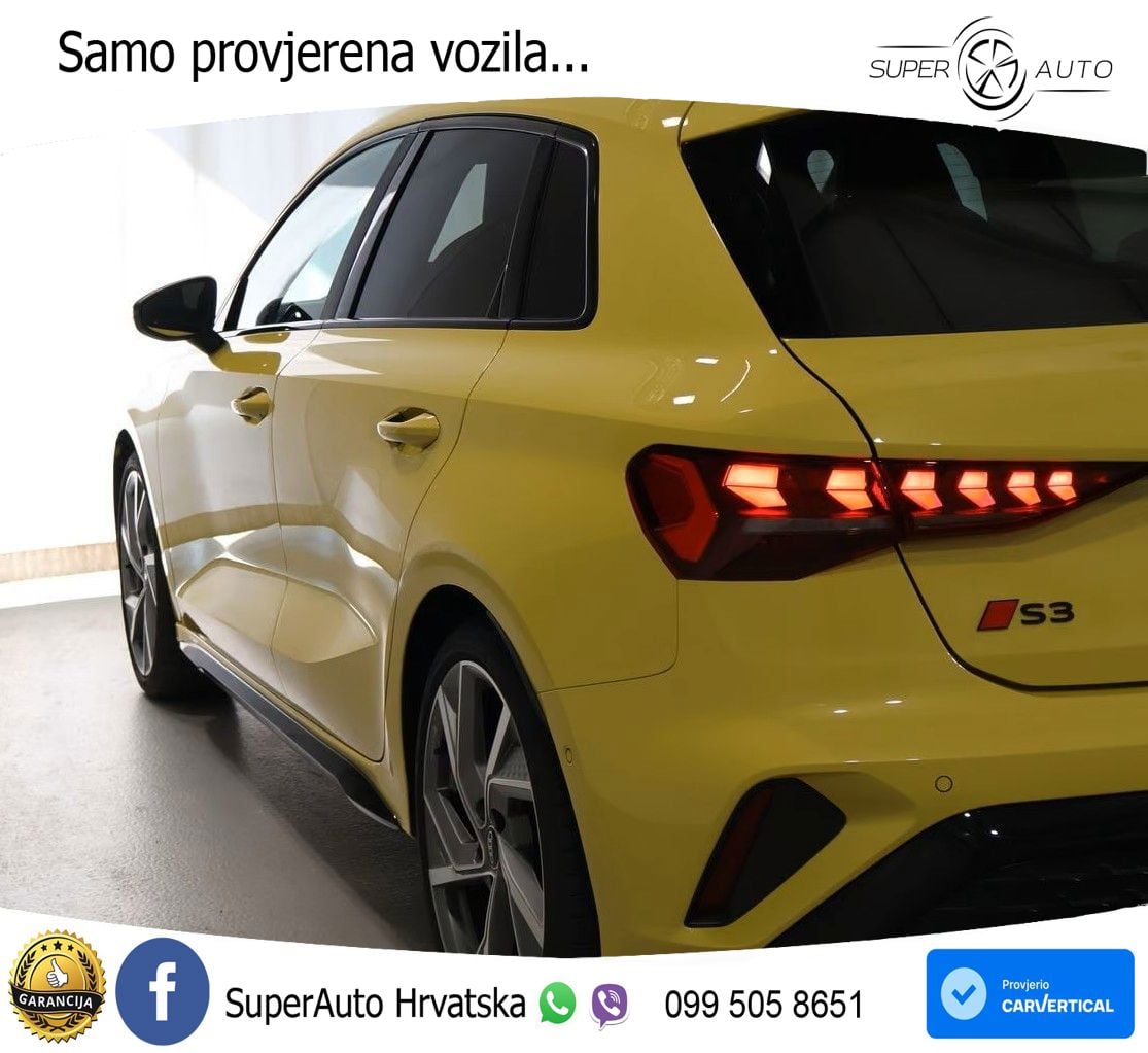 Audi S3 2.0 TFSI (333 KS) quattro S tronic LED+GR SJED+ACC