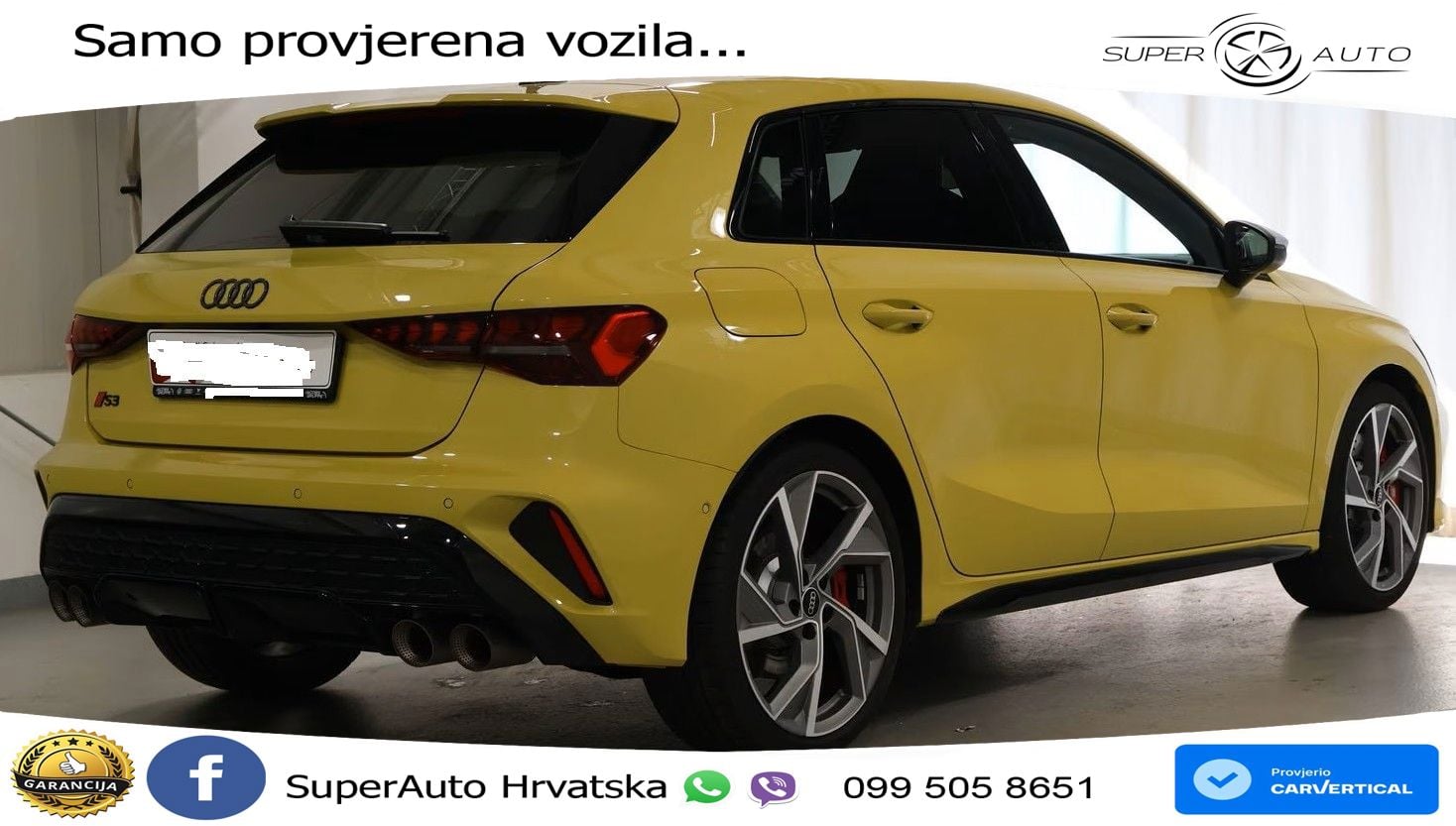 Audi S3 2.0 TFSI (333 KS) quattro S tronic LED+GR SJED+ACC