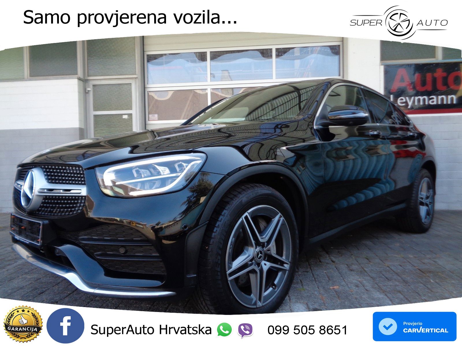 Mercedes GLC Coupe 220d (194 KS) 4MATIC G-TRONIC AMG LED+GR SJED+ACC