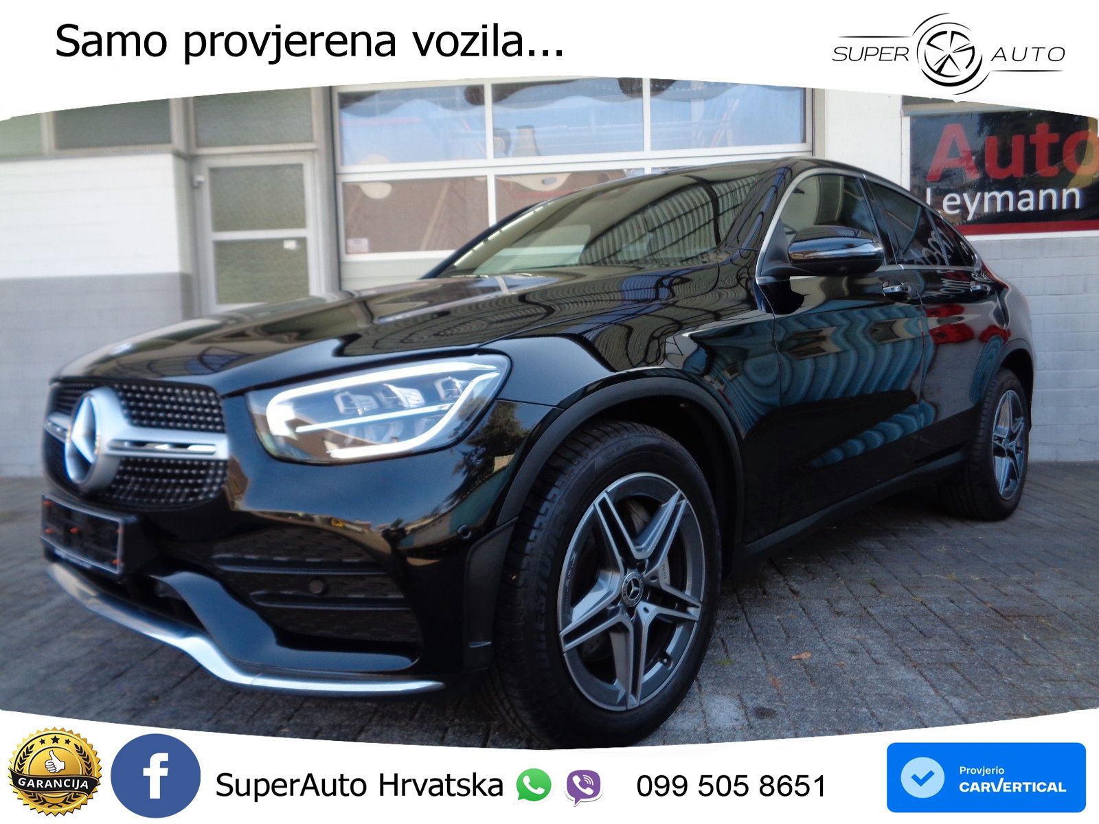 Mercedes GLC Coupe 220d (194 KS) 4MATIC G-TRONIC AMG LED+GR SJED+ACC