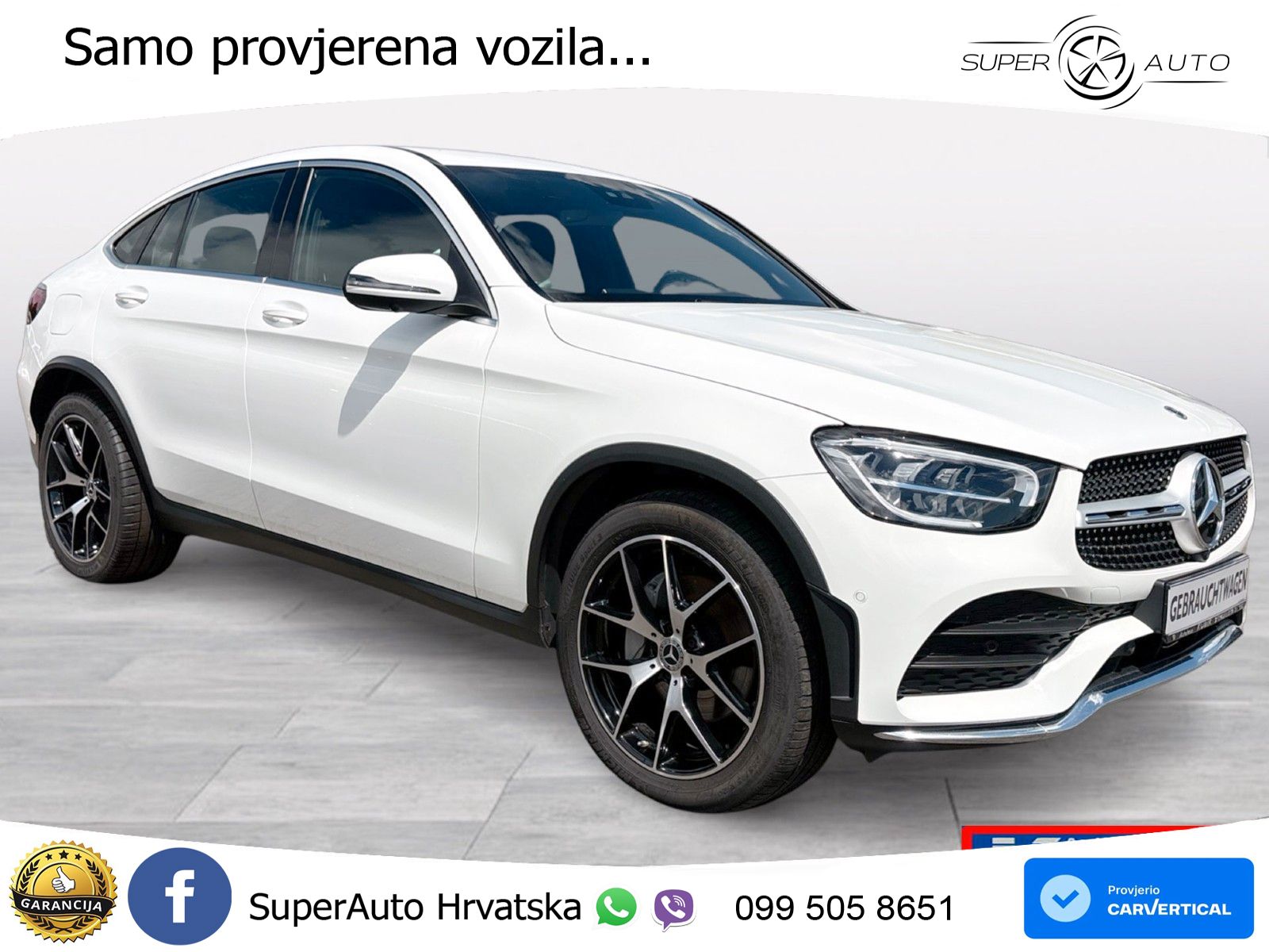 Mercedes GLC Coupe 300d (245 KS) 4MATIC G-TRONIC AMG LED+GR SJED+ACC