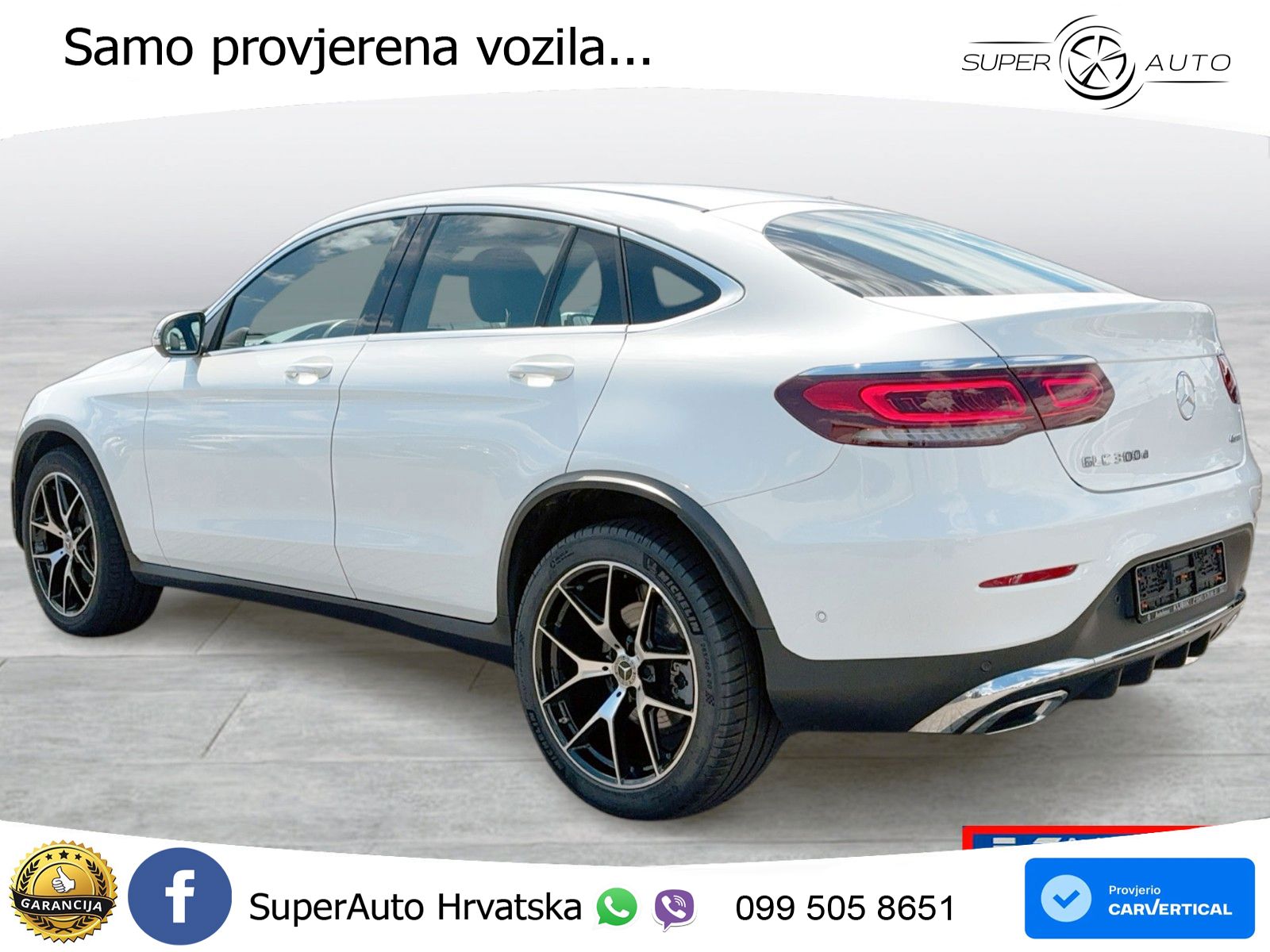 Mercedes GLC Coupe 300d (245 KS) 4MATIC G-TRONIC AMG LED+GR SJED+ACC