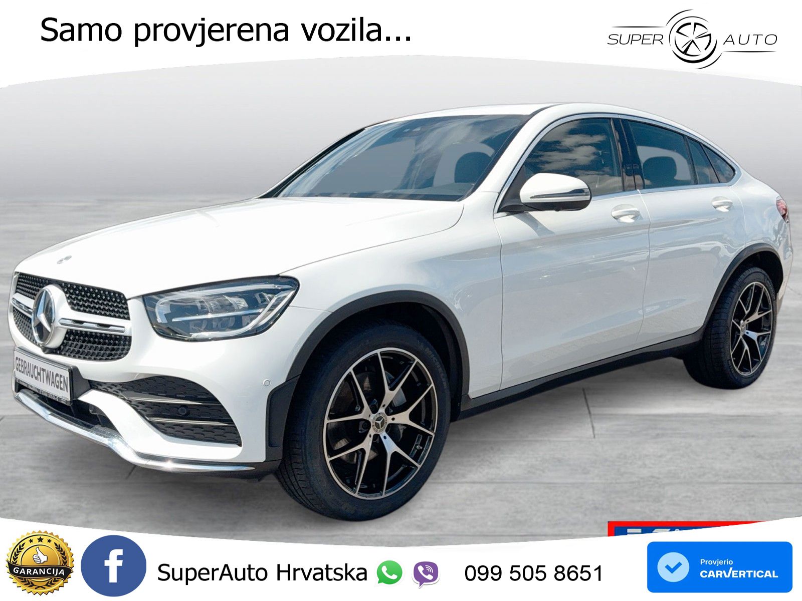 Mercedes GLC Coupe 300d (245 KS) 4MATIC G-TRONIC AMG LED+GR SJED+ACC