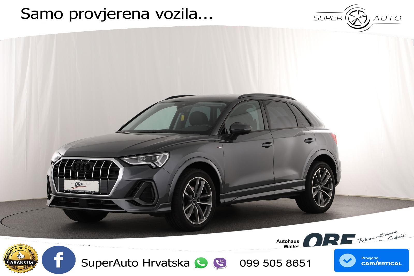 Audi Q3 35 TFSI (150 KS) S tronic S line LED+GR SJED+ACC