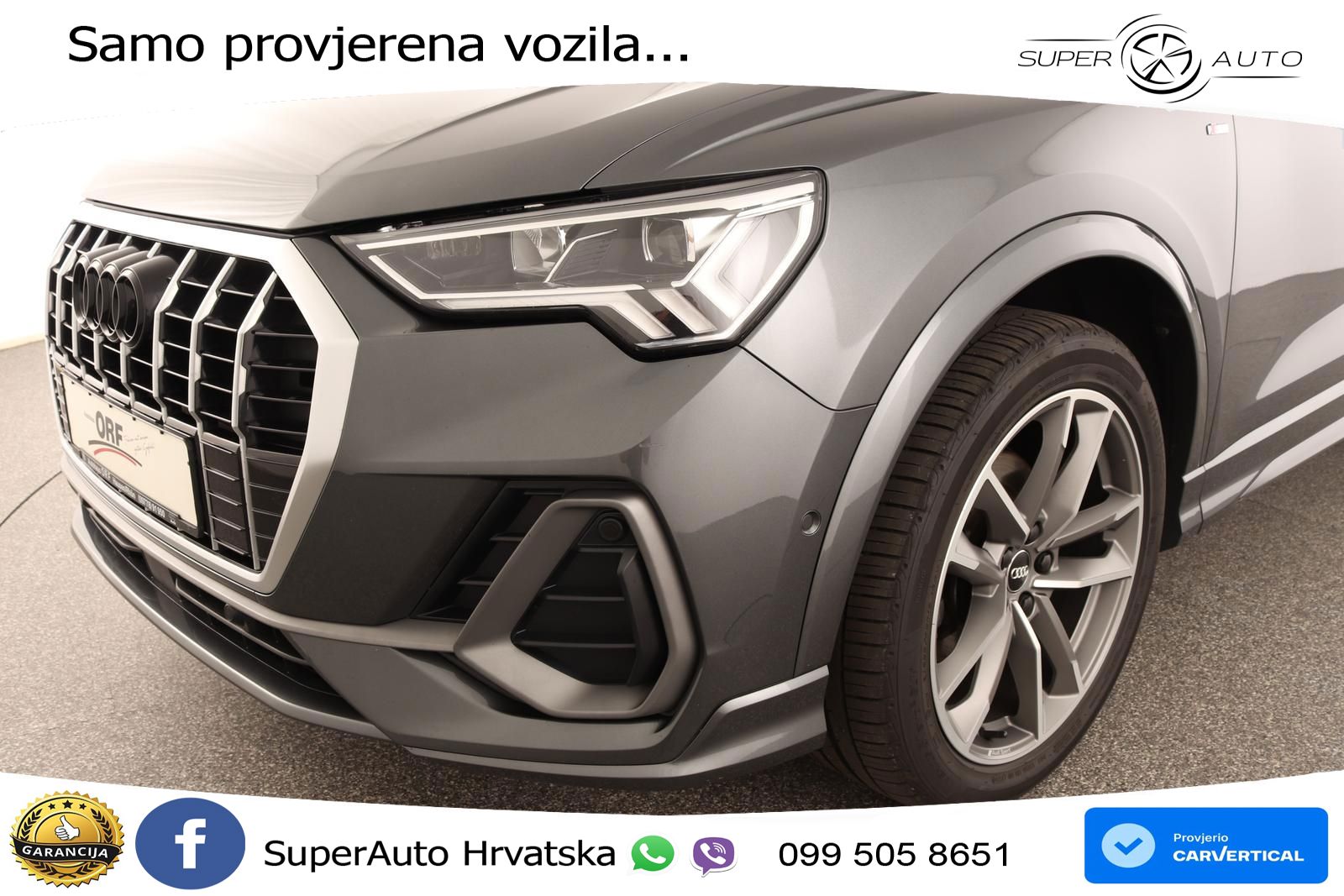 Audi Q3 35 TFSI (150 KS) S tronic S line LED+GR SJED+ACC