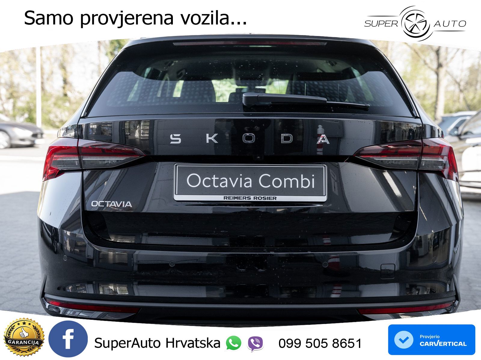 Škoda Octavia Combi 1.5 TSI (150 KS) DSG LED+GR SJED+ACC