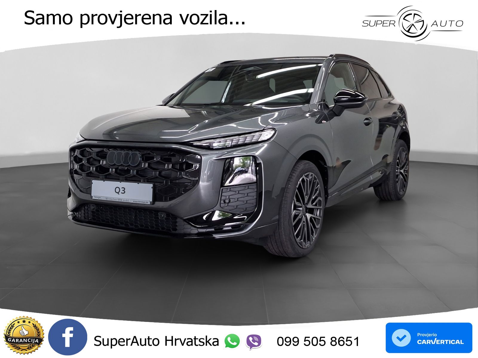 Audi Q3 1.5 TFSI (150 KS) S tronic 2x S line MATRIX+GR SJED+KAM
