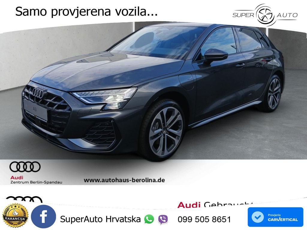 Audi A3 40 TFSIe (204 KS) S tronic S line MATRIX+GR SJED+KAM