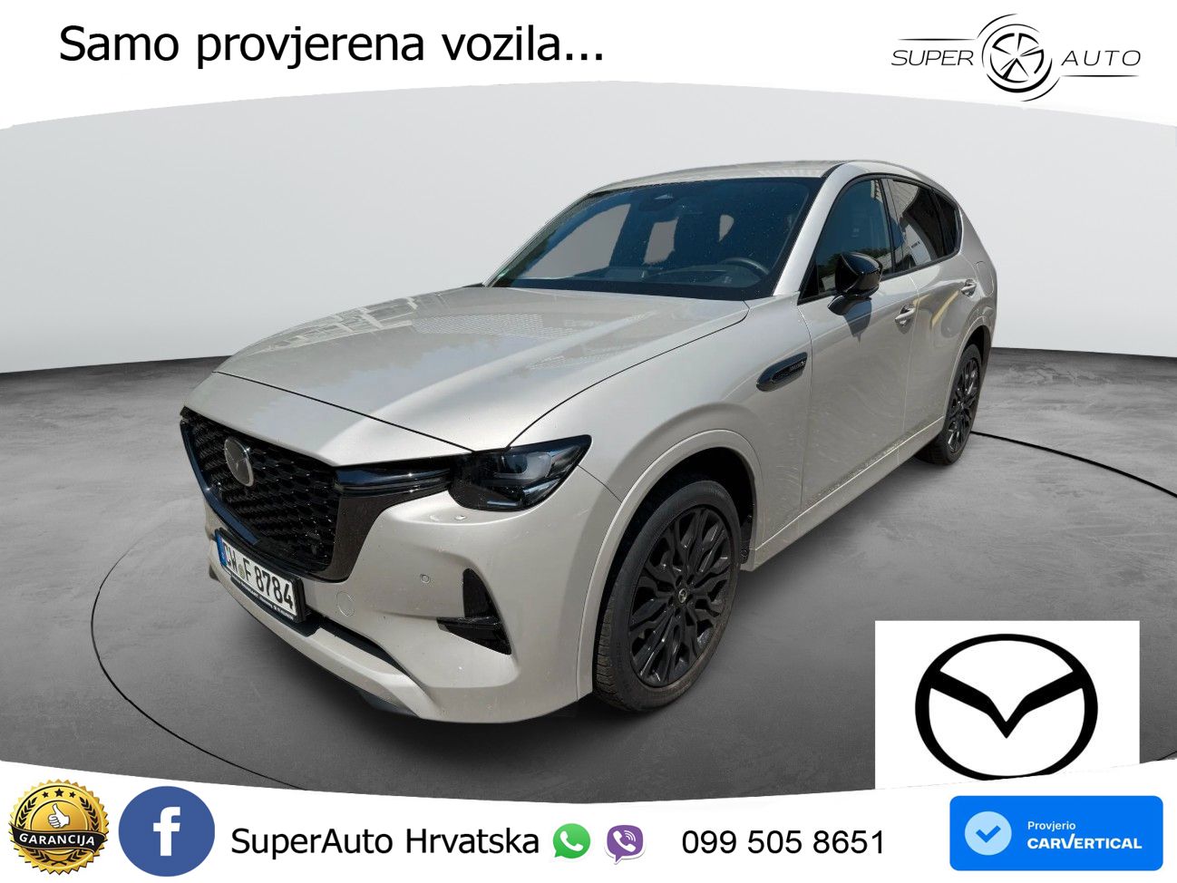 Mazda CX-60 3.3 e-Skyactiv D (254 KS) AWD Automatic LED+GR SJED+ACC