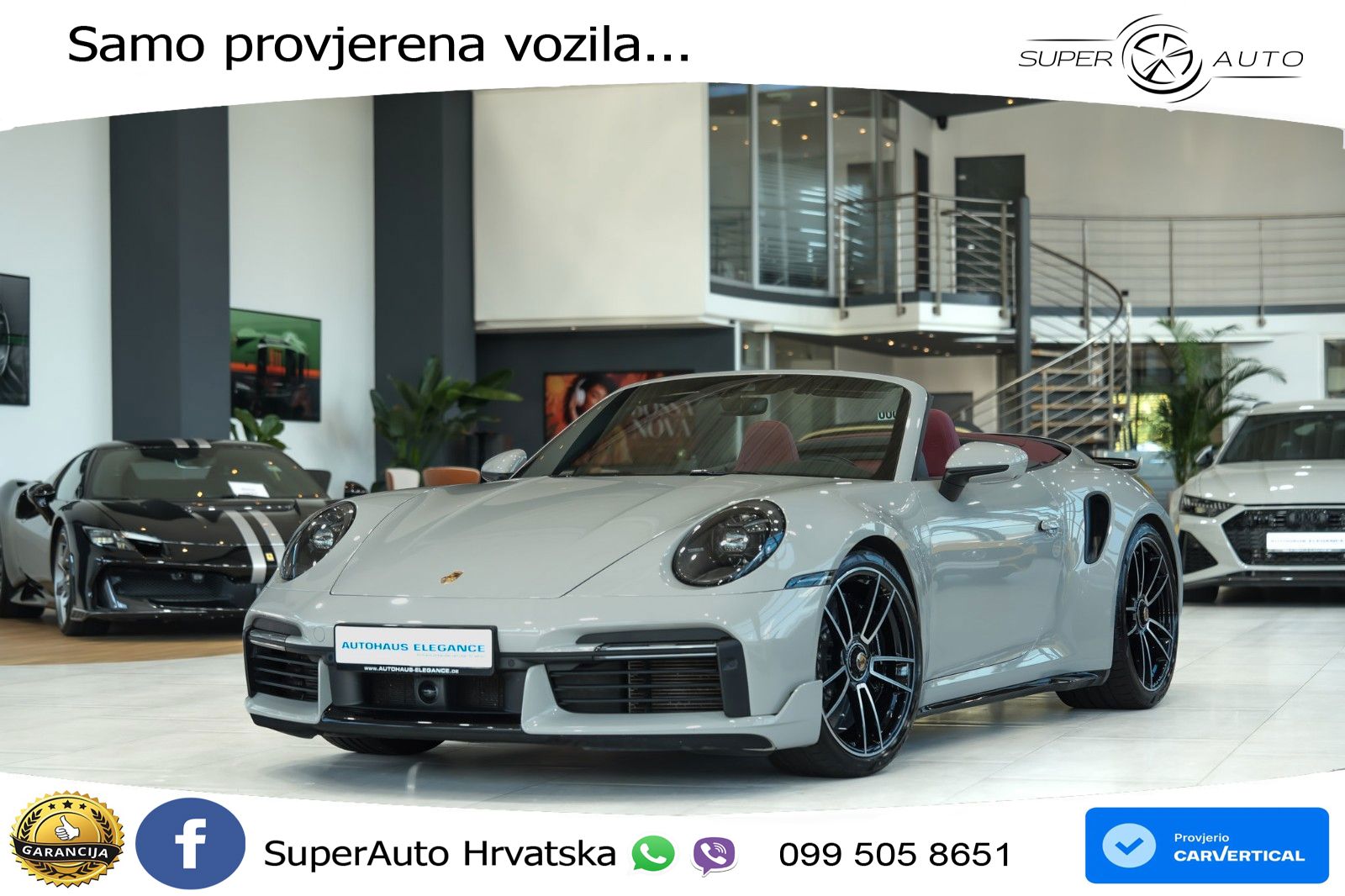 Porsche 911 Turbo S Cabriolet 3.8 (650 KS) PDK MATRIX+GR SJED+KAM
