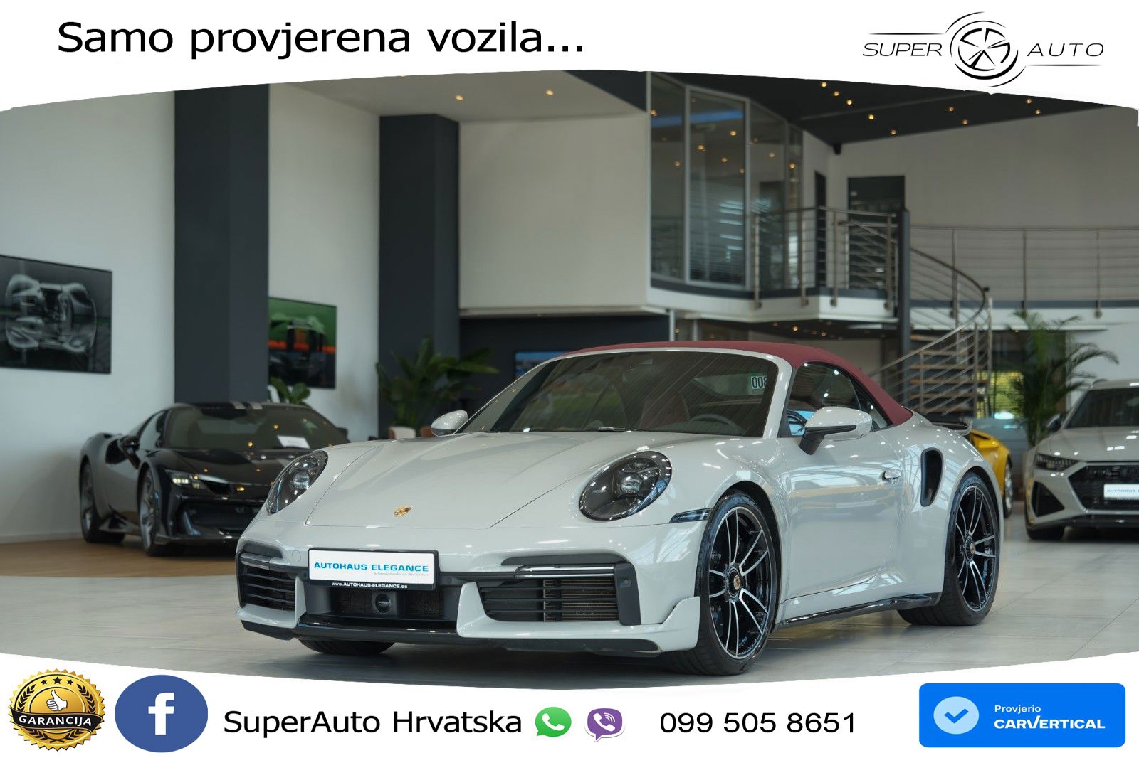 Porsche 911 Turbo S Cabriolet 3.8 (650 KS) PDK MATRIX+GR SJED+KAM