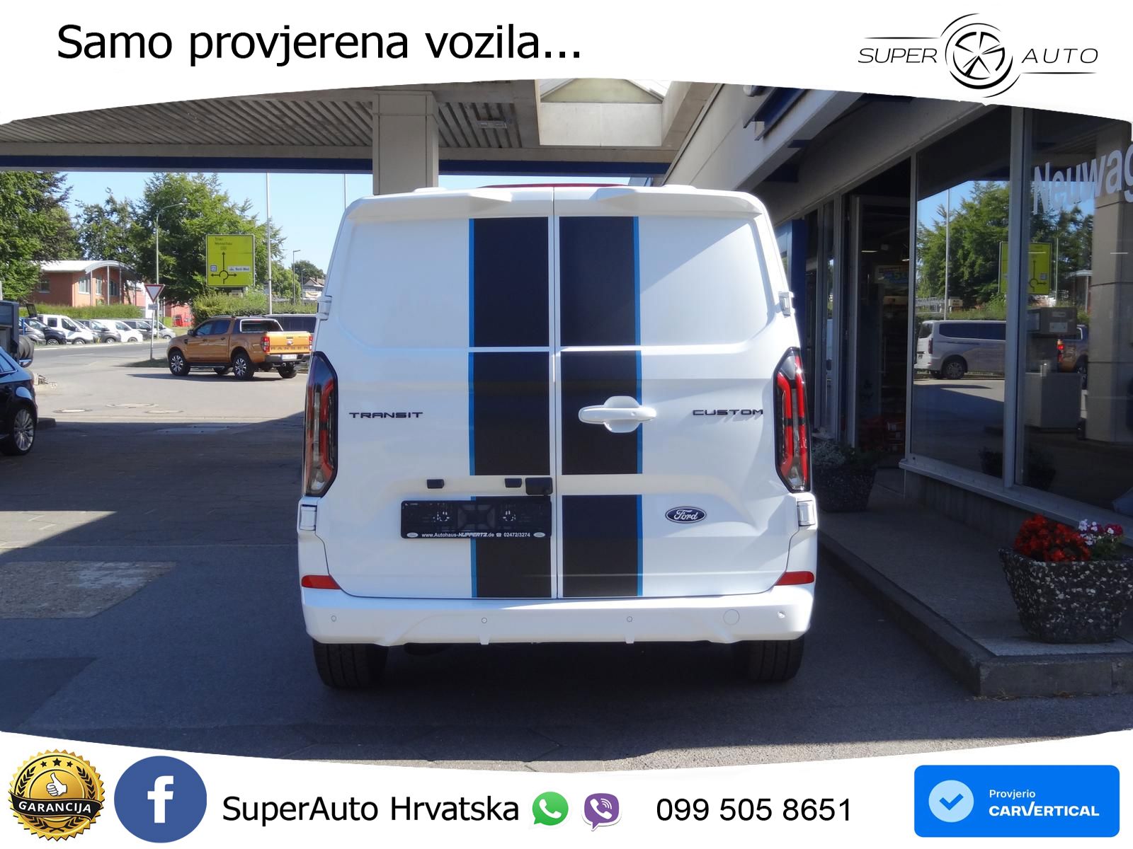 Ford Transit Custom 320 L2H1 Sport AUT AHK LED 19"ALU 170 KS