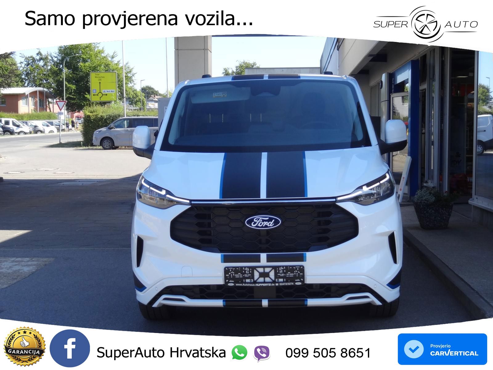 Ford Transit Custom 320 L2H1 Sport AUT AHK LED 19"ALU 170 KS