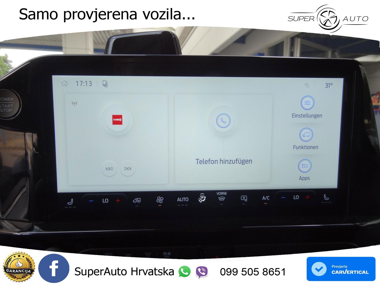 Ford Transit Custom 320 L2H1 Sport AUT AHK LED 19"ALU 170 KS