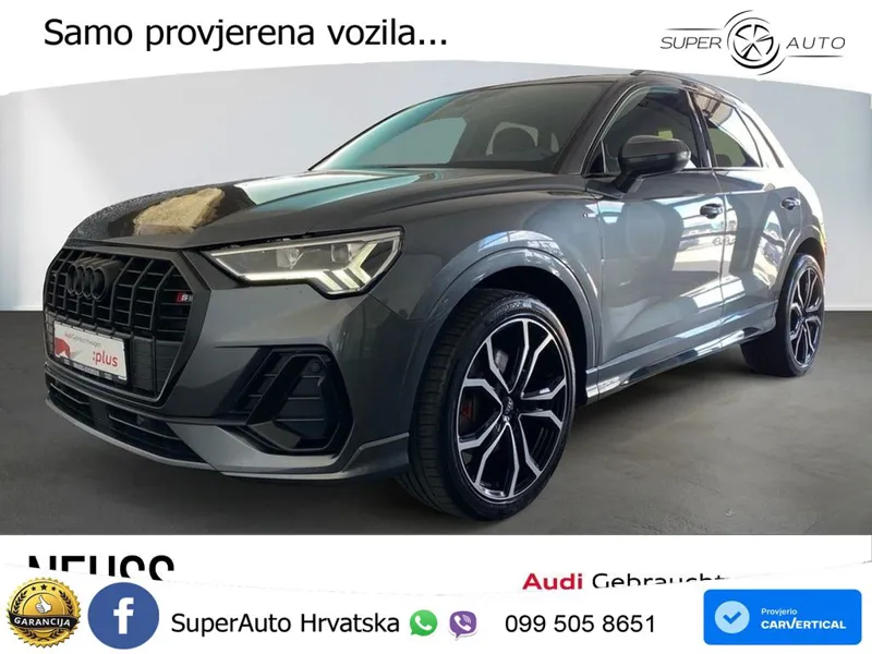Audi Q3 40 TFSI (190 KS) quattro S tronic S line LED+GR SJED+ACC