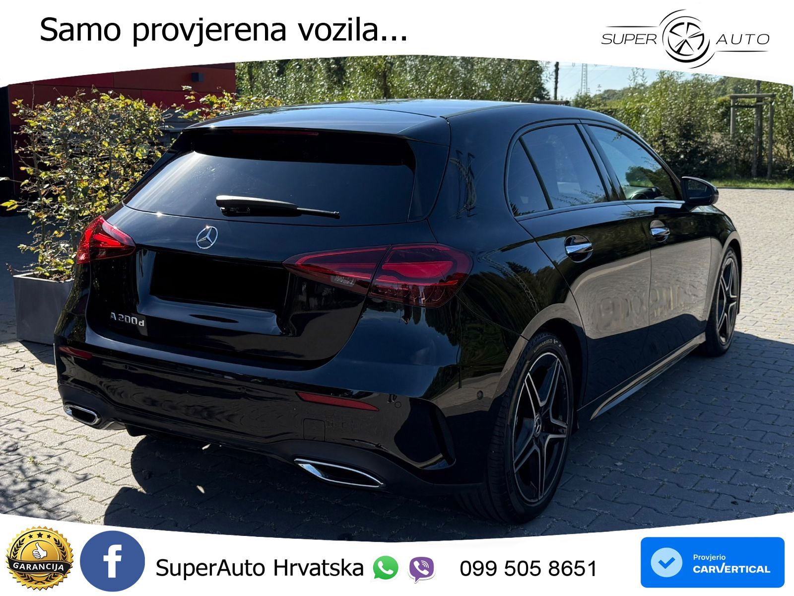 Mercedes-Benz A 200d 8G-DCT AMG LED+GR SJED+ACC