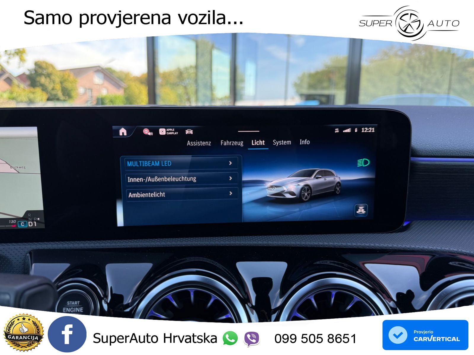 Mercedes-Benz A 200d 8G-DCT AMG LED+GR SJED+ACC