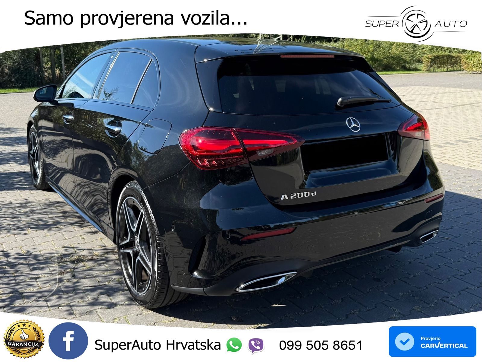 Mercedes-Benz A 200d 8G-DCT AMG LED+GR SJED+ACC