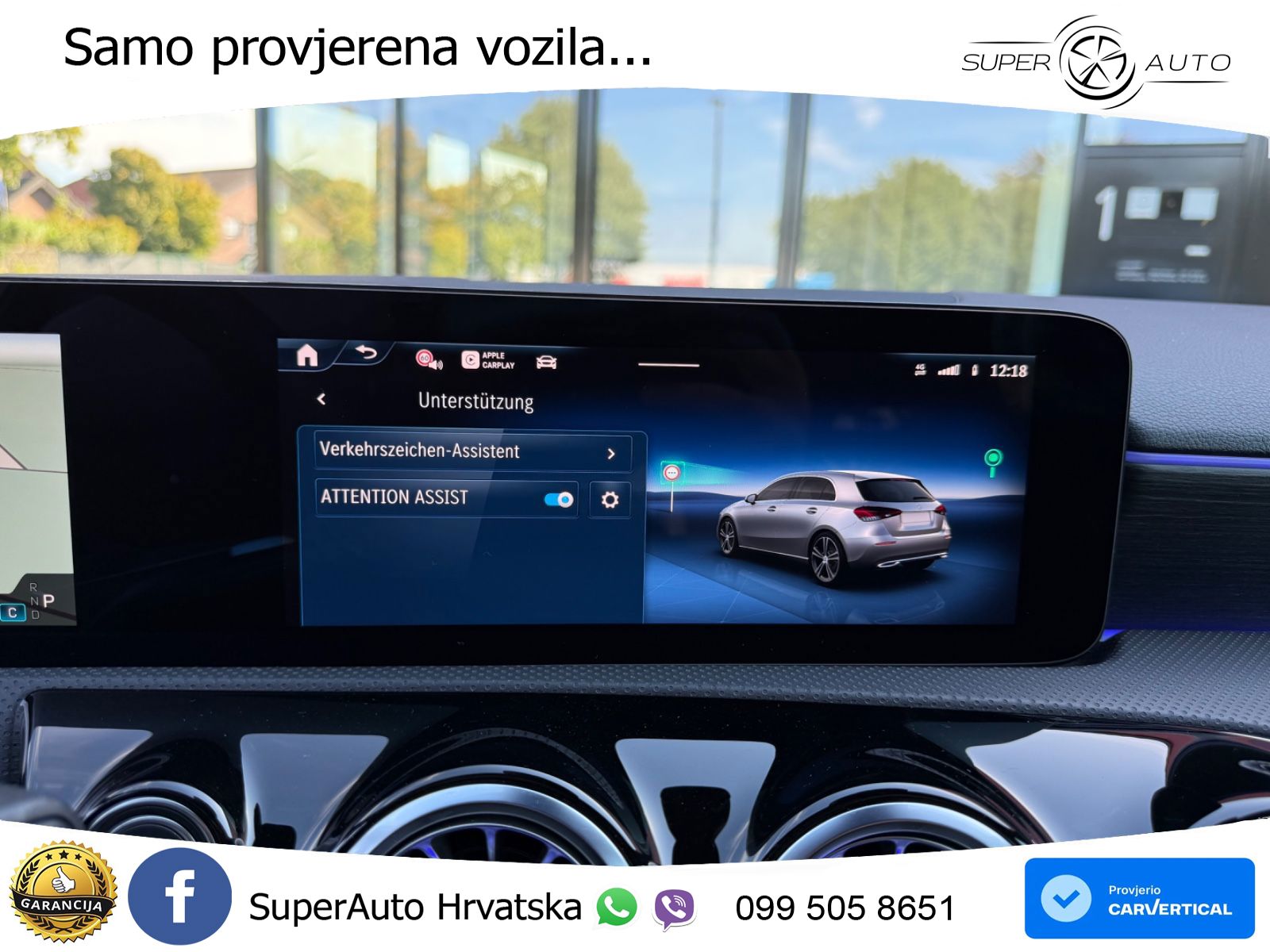 Mercedes-Benz A 200d 8G-DCT AMG LED+GR SJED+ACC