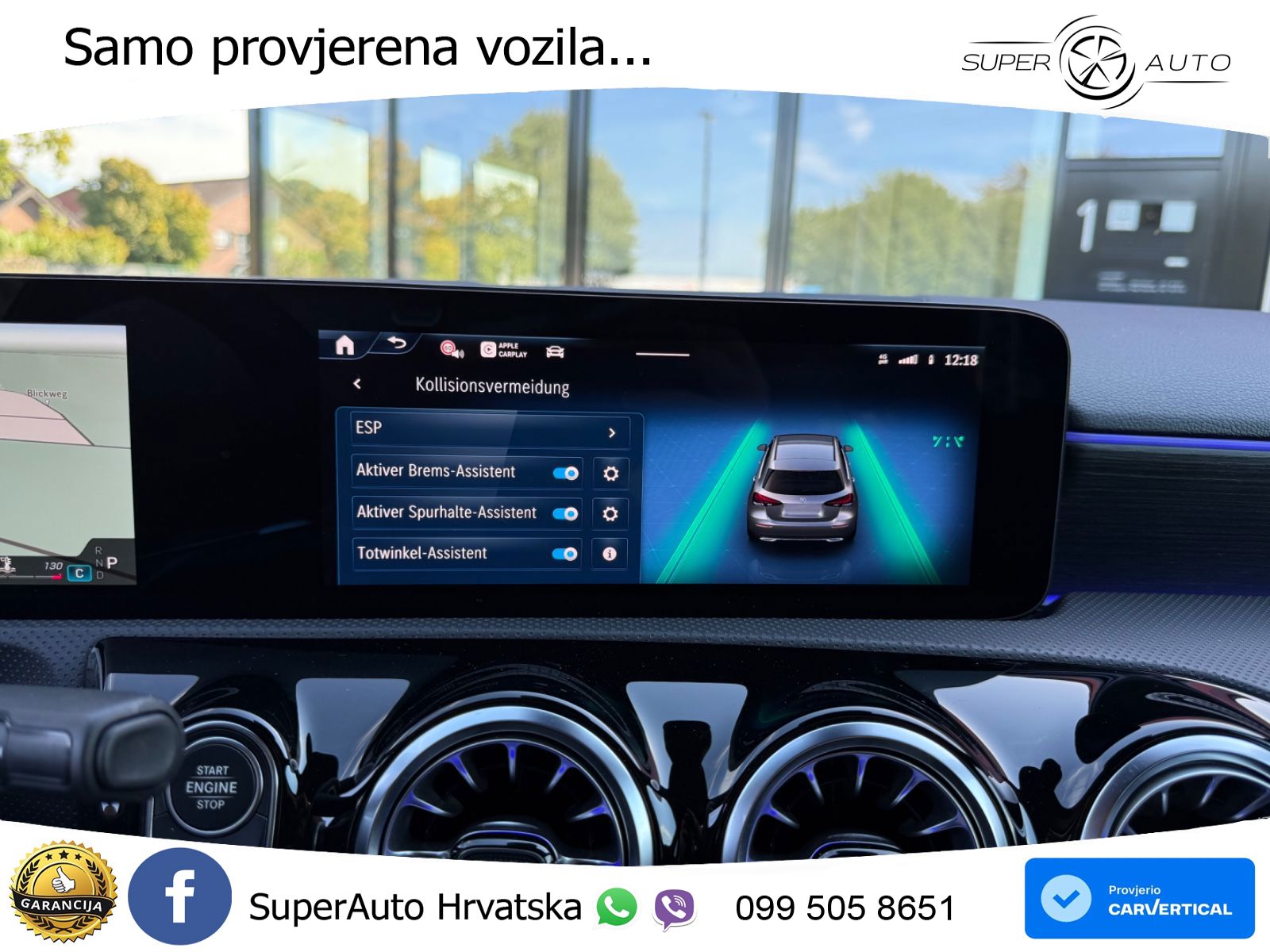 Mercedes-Benz A 200d 8G-DCT AMG LED+GR SJED+ACC