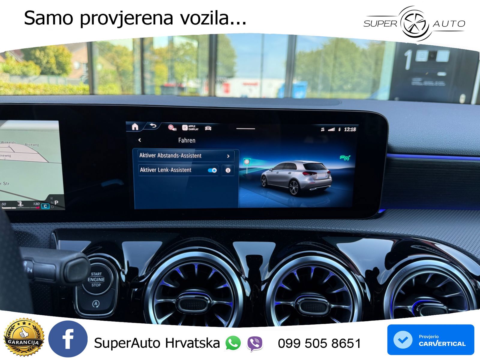 Mercedes-Benz A 200d 8G-DCT AMG LED+GR SJED+ACC