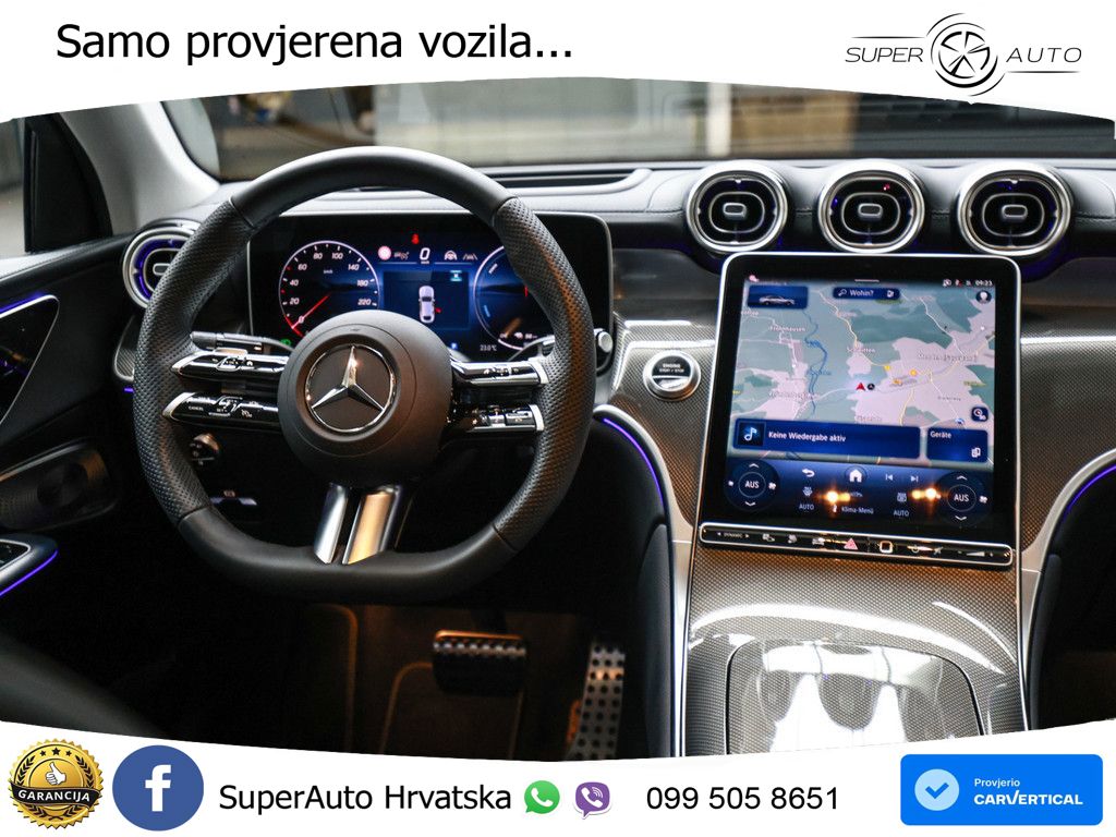 Mercedes GLC Coupe 400e (381 KS) 4MATIC 9G-TRONIC AMG ZRAČNI+ACC+GR SJED+KAM+PANO