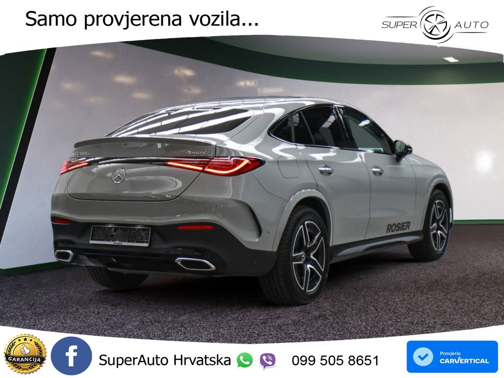 Mercedes GLC Coupe 400e (381 KS) 4MATIC 9G-TRONIC AMG ZRAČNI+ACC+GR SJED+KAM+PANO