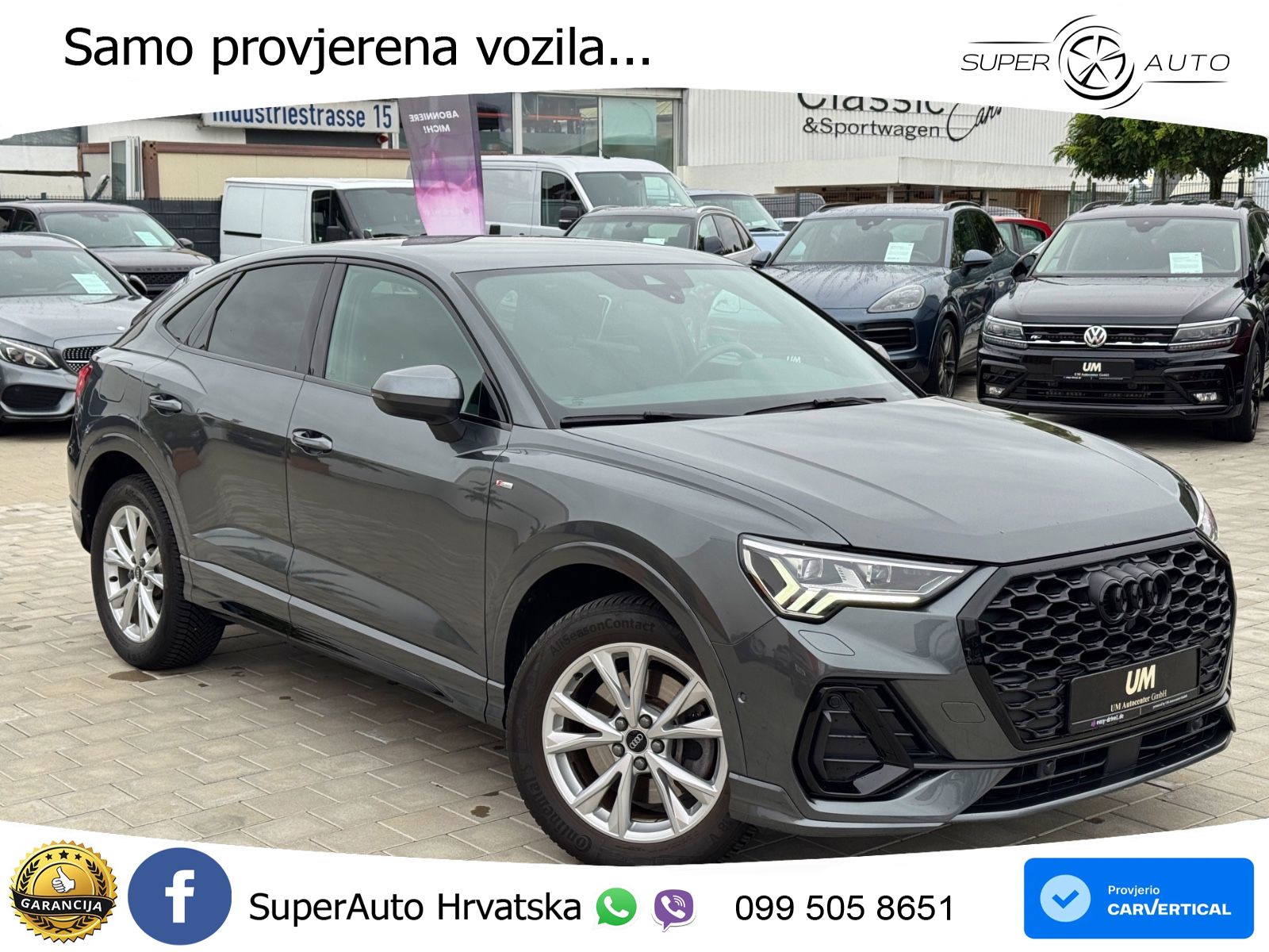 Audi Q3 Sportback 45 TFSIe (245 KS) S tronic S line MATRIX+GR SJED+KAM