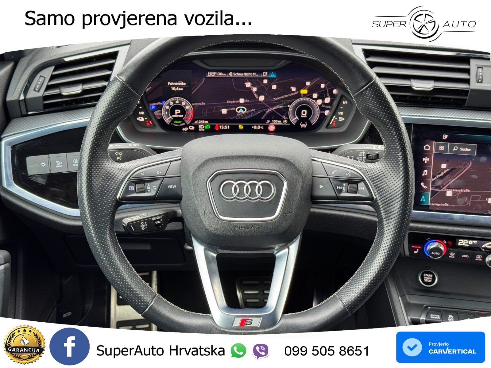 Audi Q3 Sportback 45 TFSIe (245 KS) S tronic S line MATRIX+GR SJED+KAM