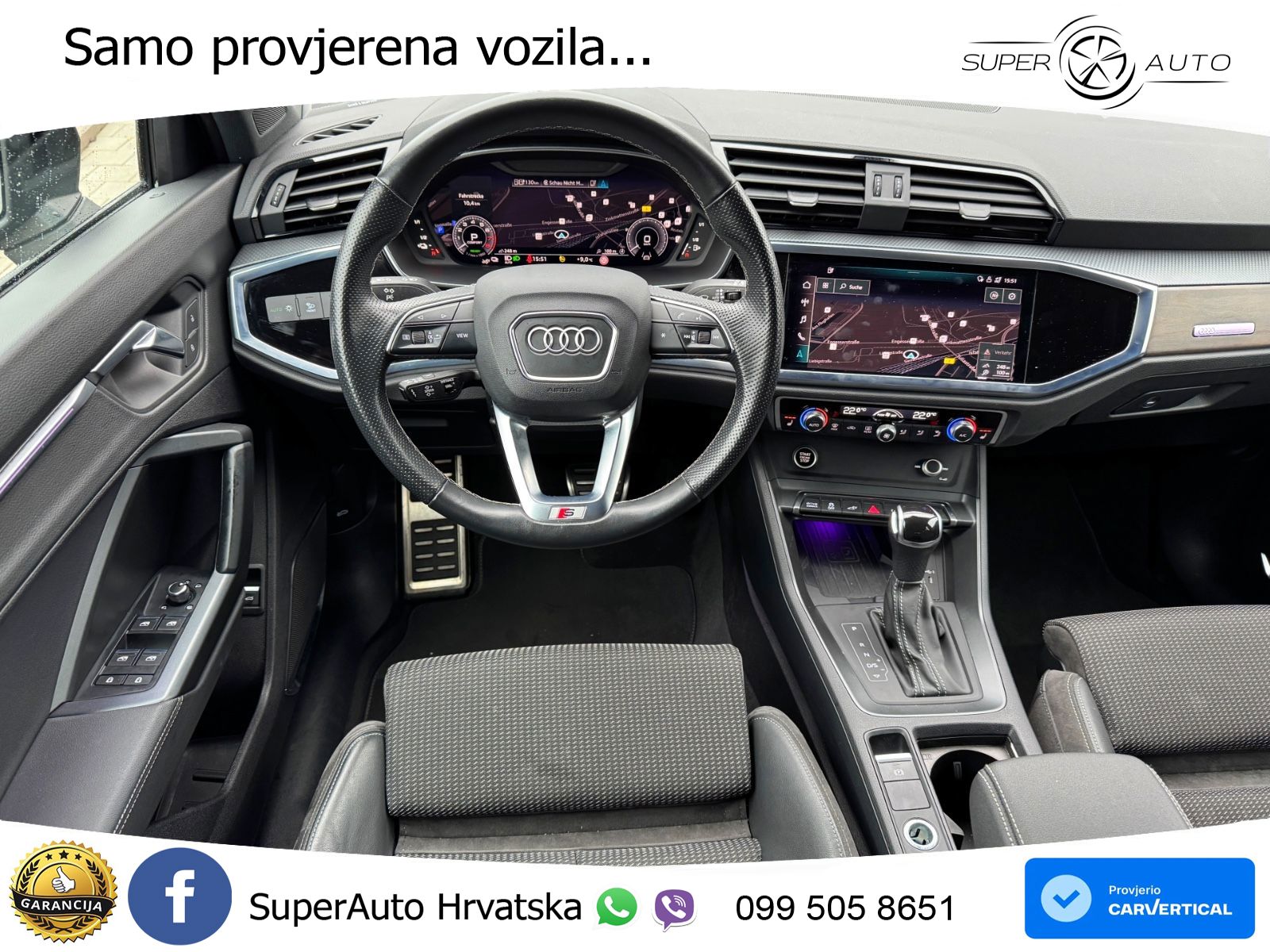 Audi Q3 Sportback 45 TFSIe (245 KS) S tronic S line MATRIX+GR SJED+KAM