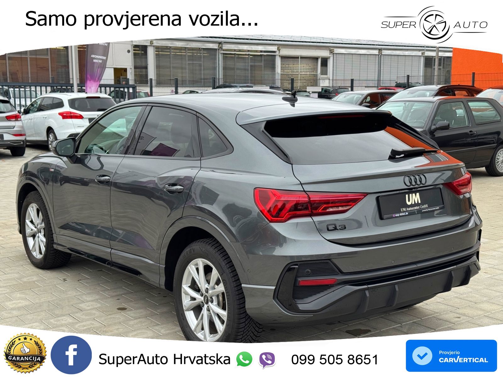 Audi Q3 Sportback 45 TFSIe (245 KS) S tronic S line MATRIX+GR SJED+KAM